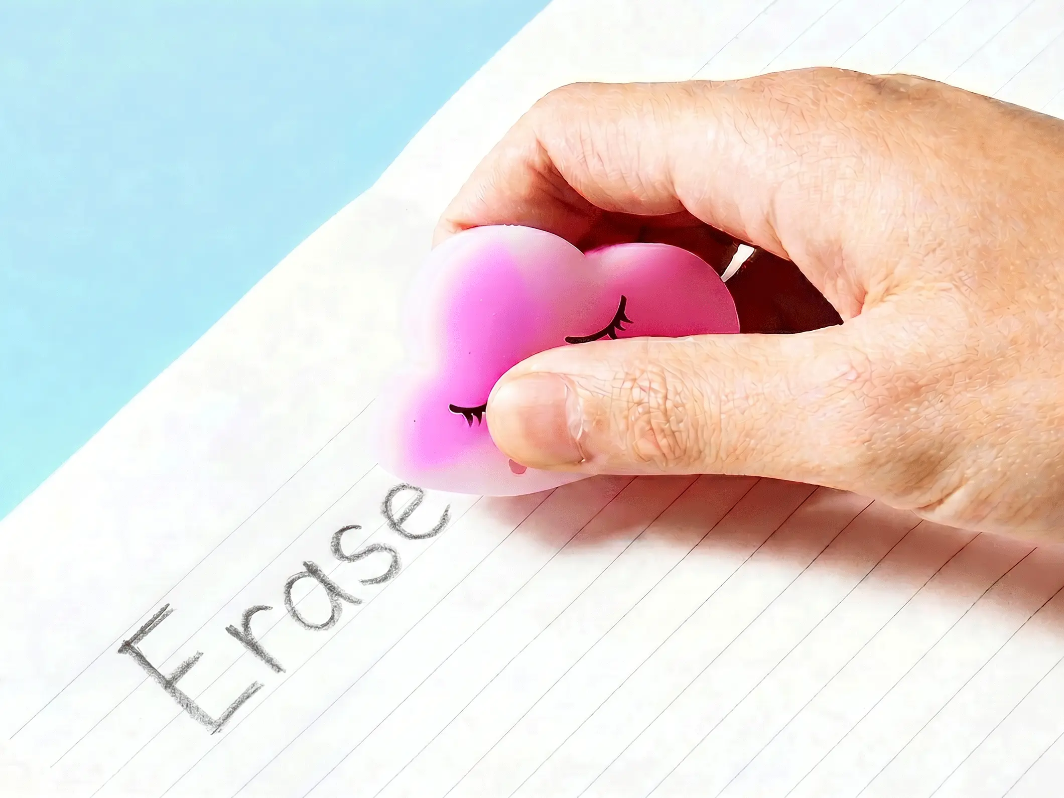 Cloud Shaped Eraser - View 1