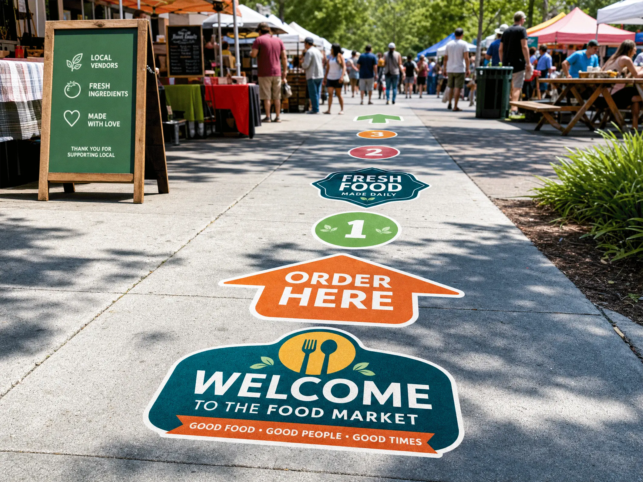 Street & Sidewalk Decals  - View 1