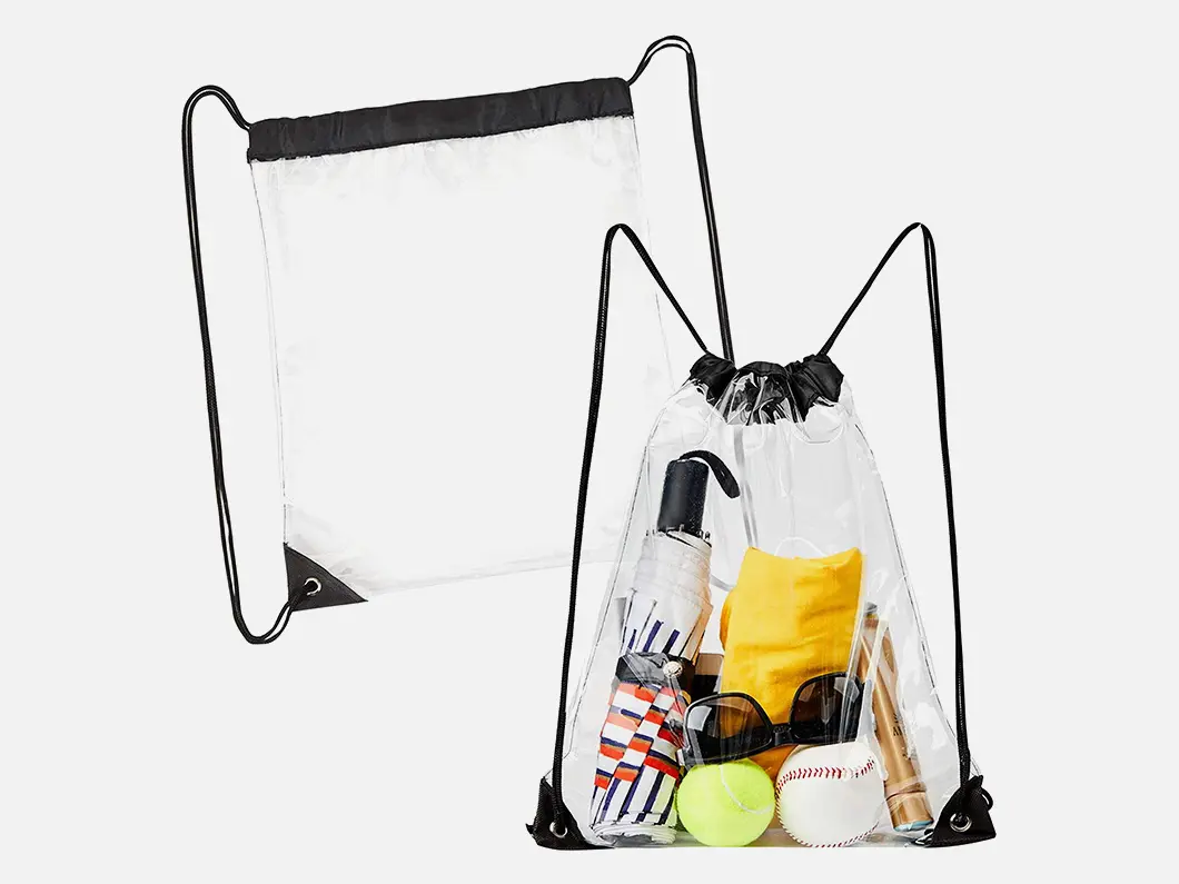 Clear Drawstring Backpack