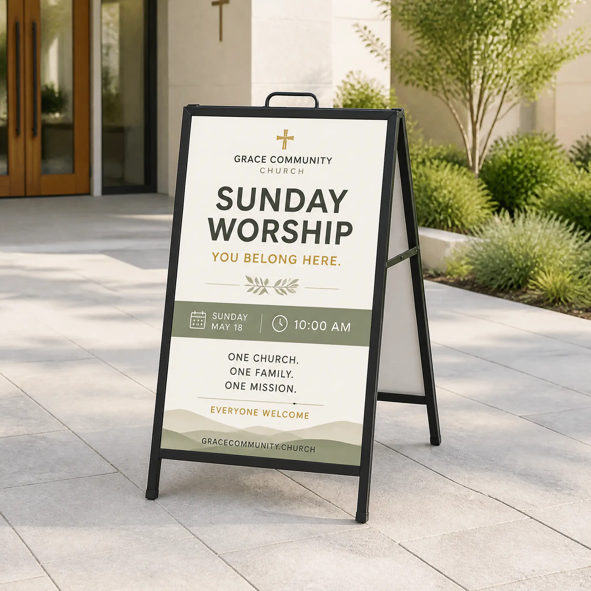 Metal A-Frame Signs