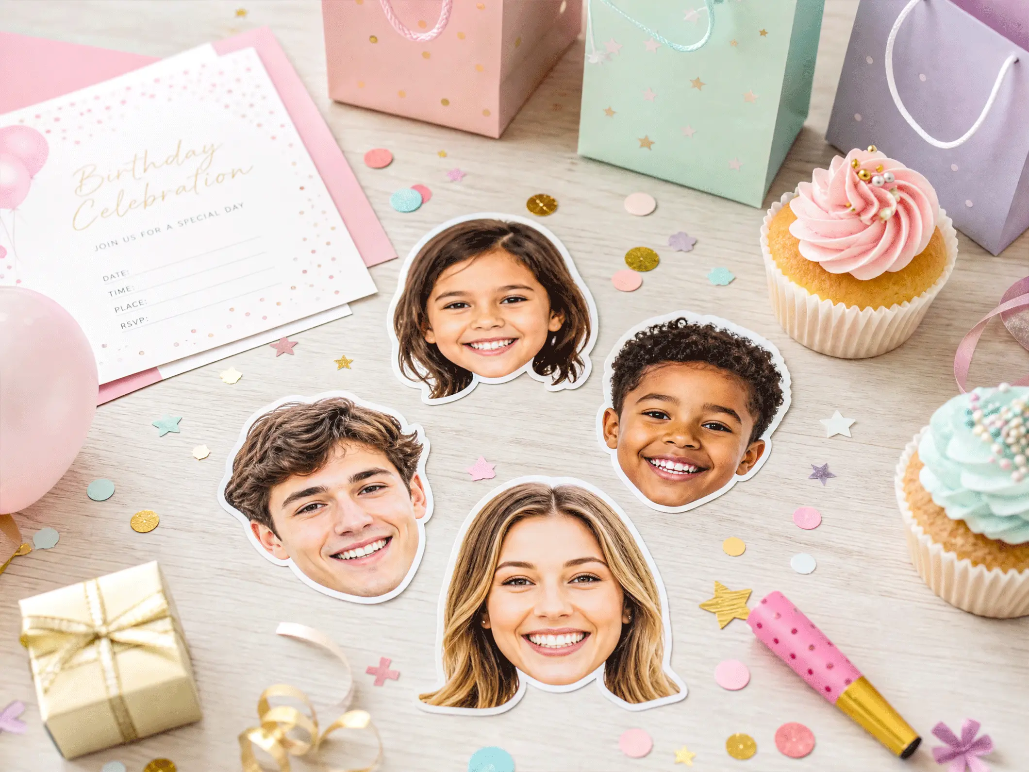Face Stickers - View 1