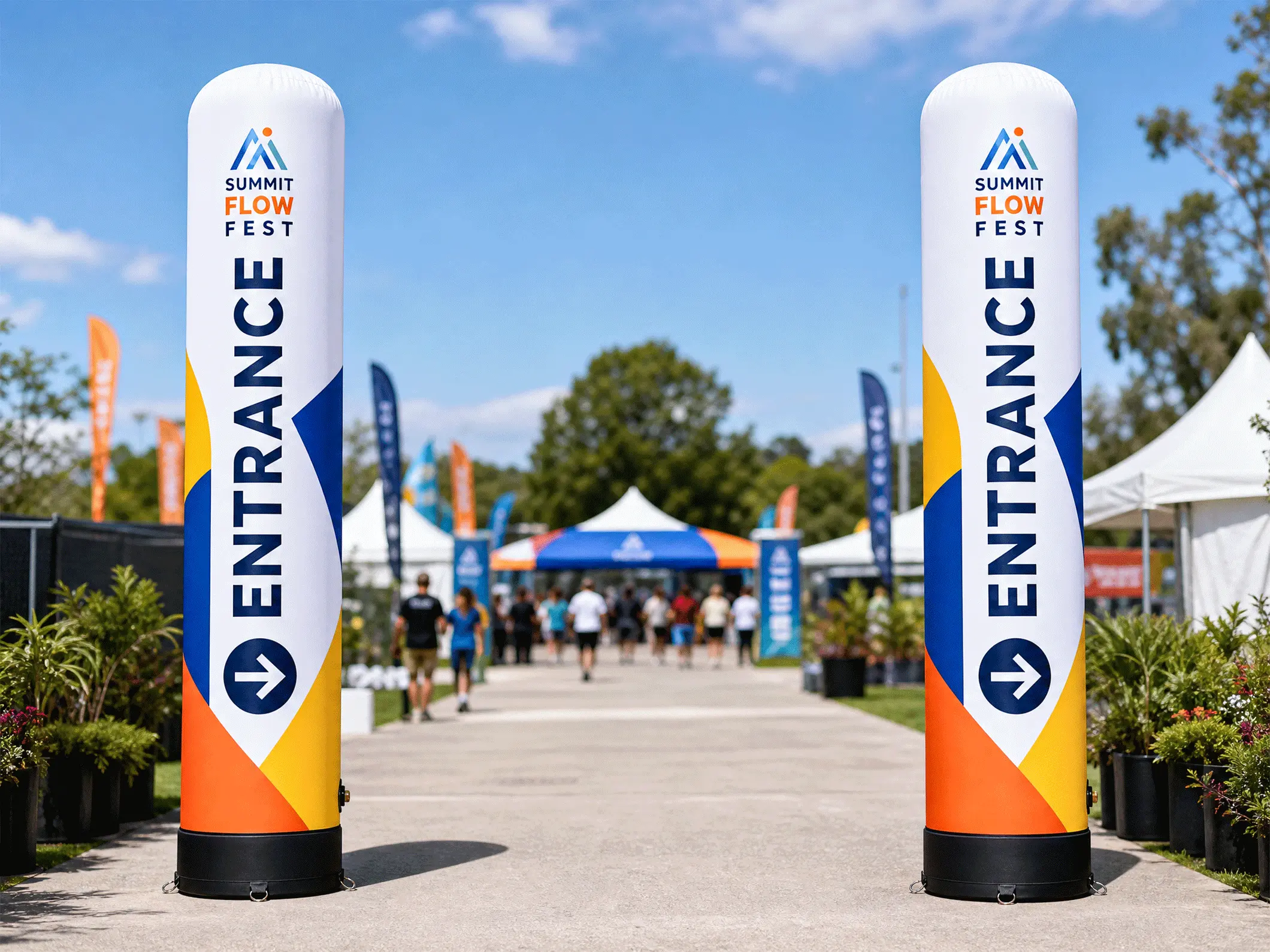 Custom Inflatable Pillars - Overview