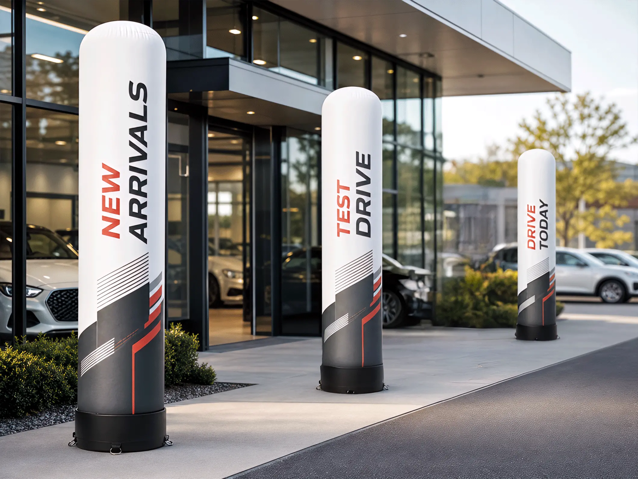 Custom Inflatable Pillars - View 2
