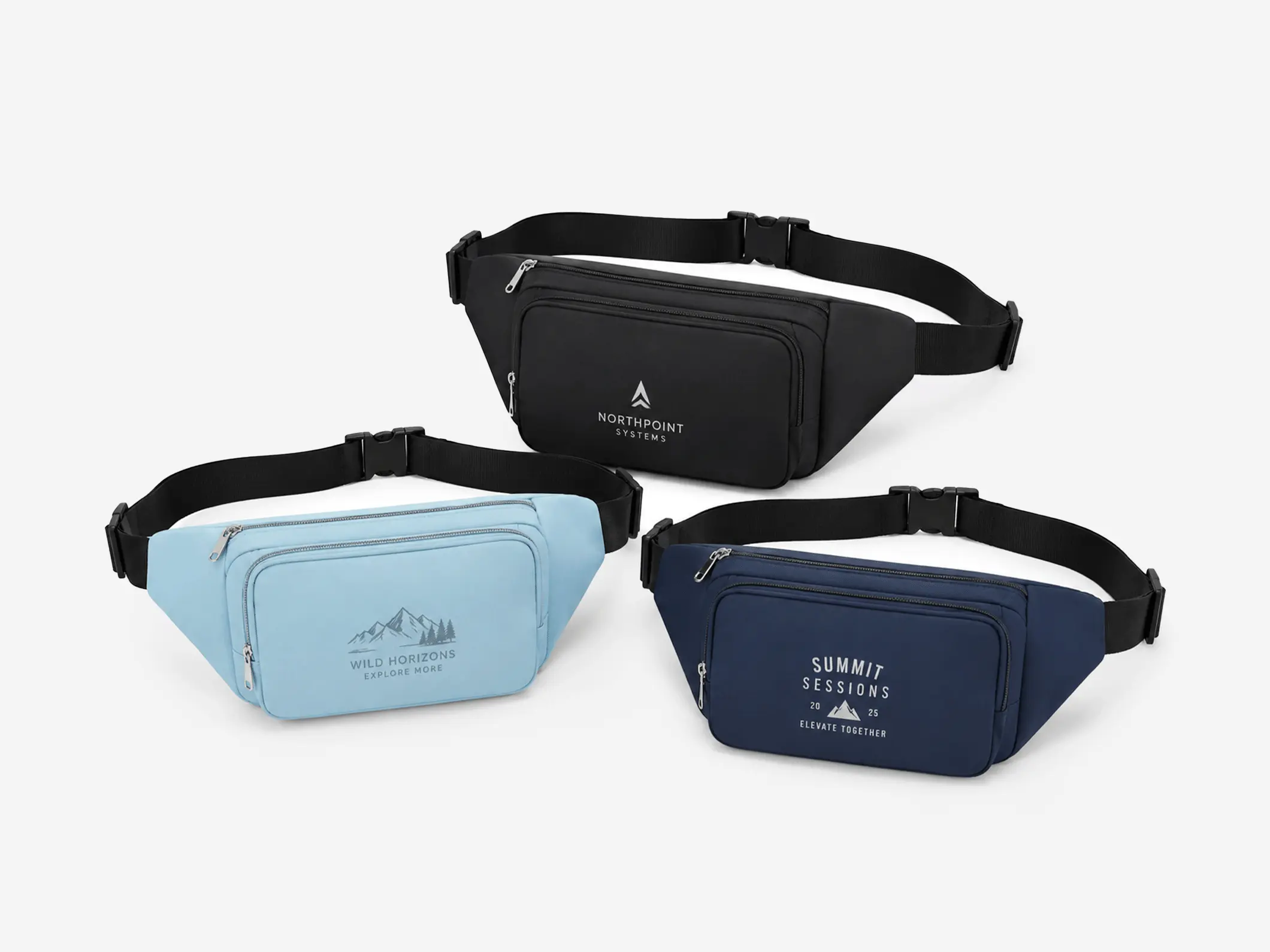 Waterproof Nylon Waist Pack - View 2