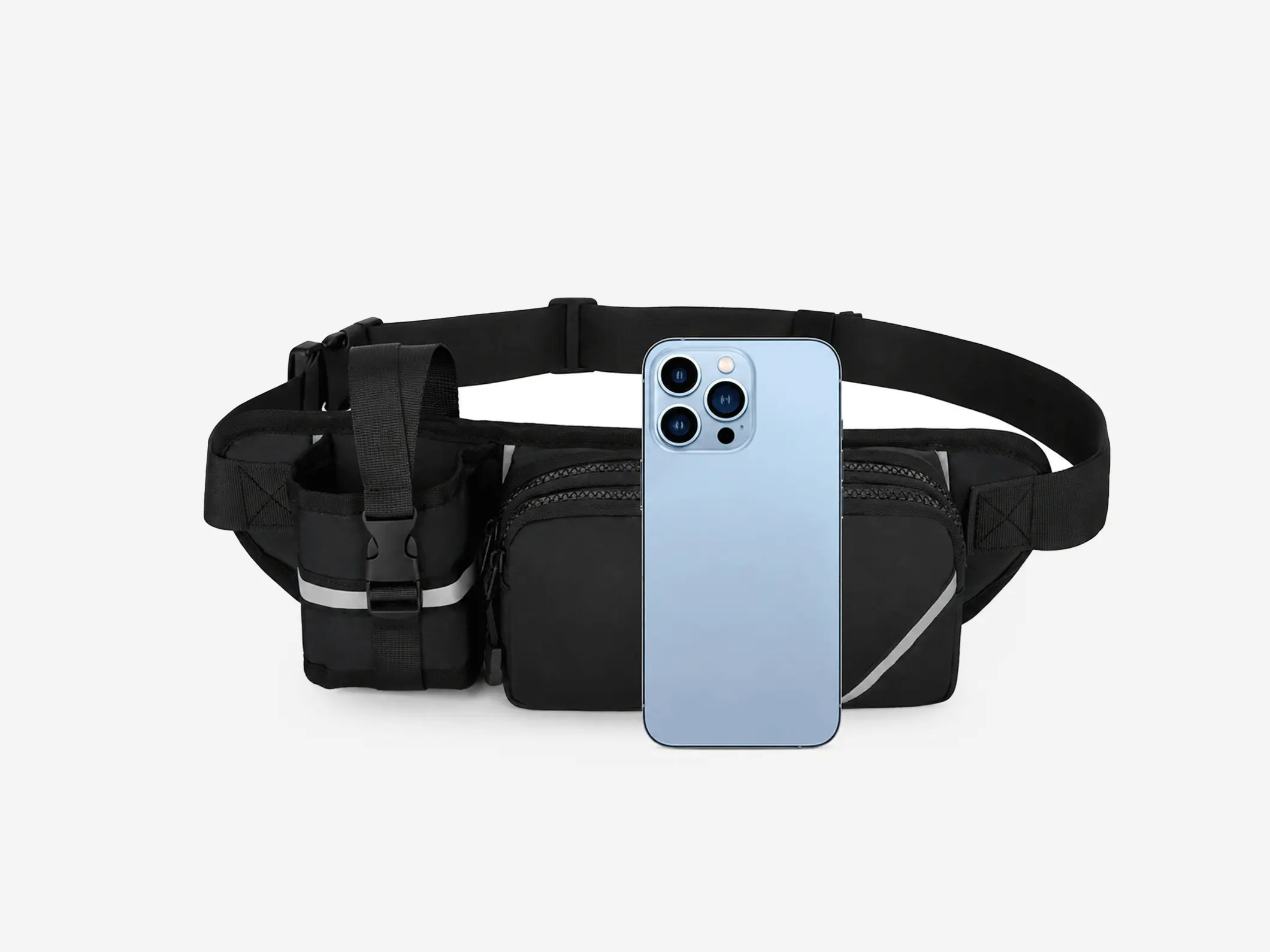 Running Waist Pack with Bottle Holder - View 3