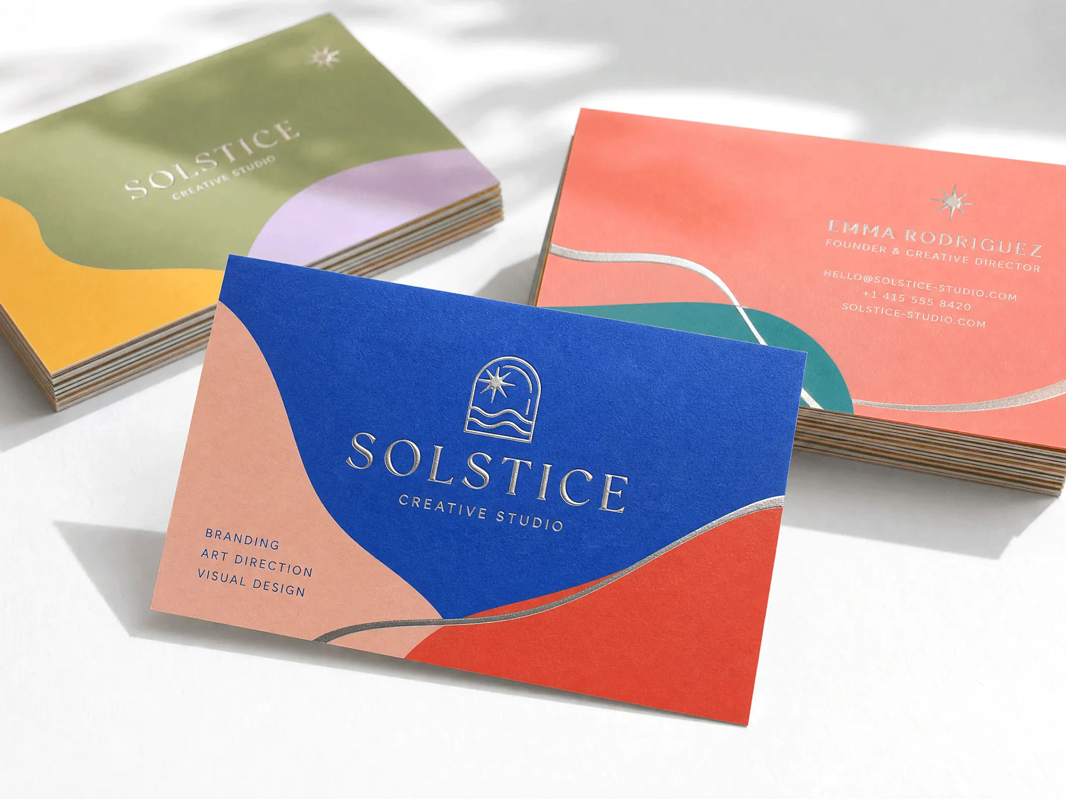 Special Finish Business Cards - View 1