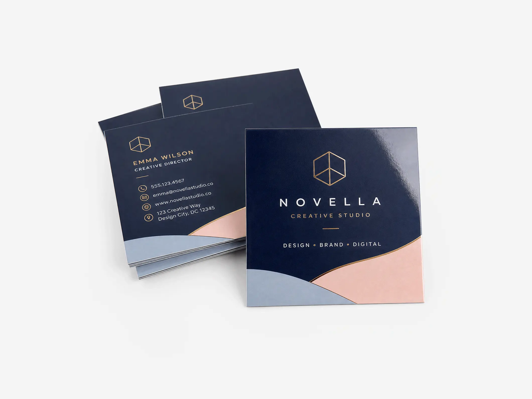 Die-Cut Business Cards