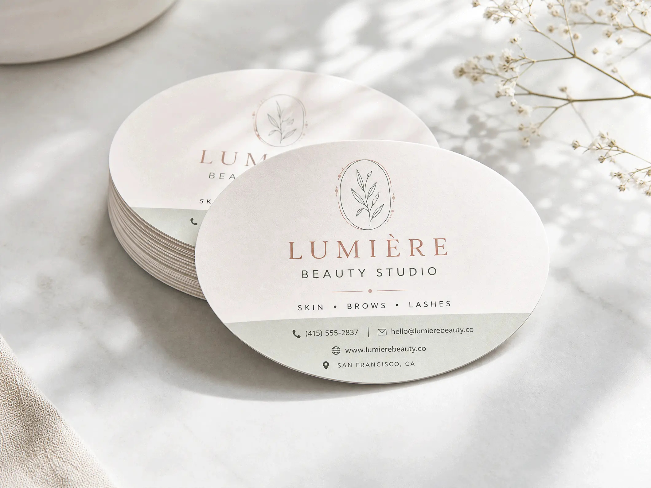 Die-Cut Business Cards - View 3