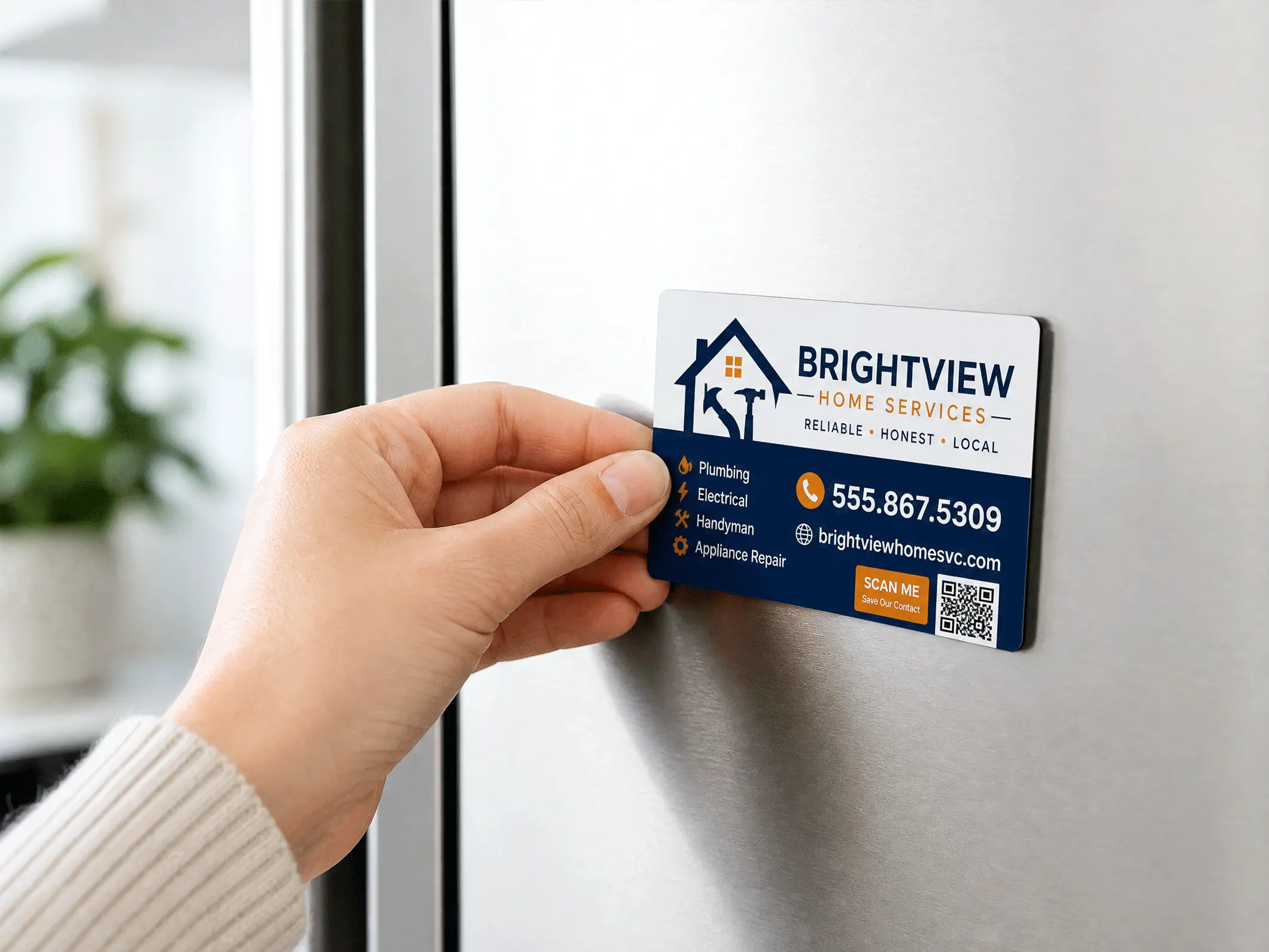 Business Cards Magnetic - View 3