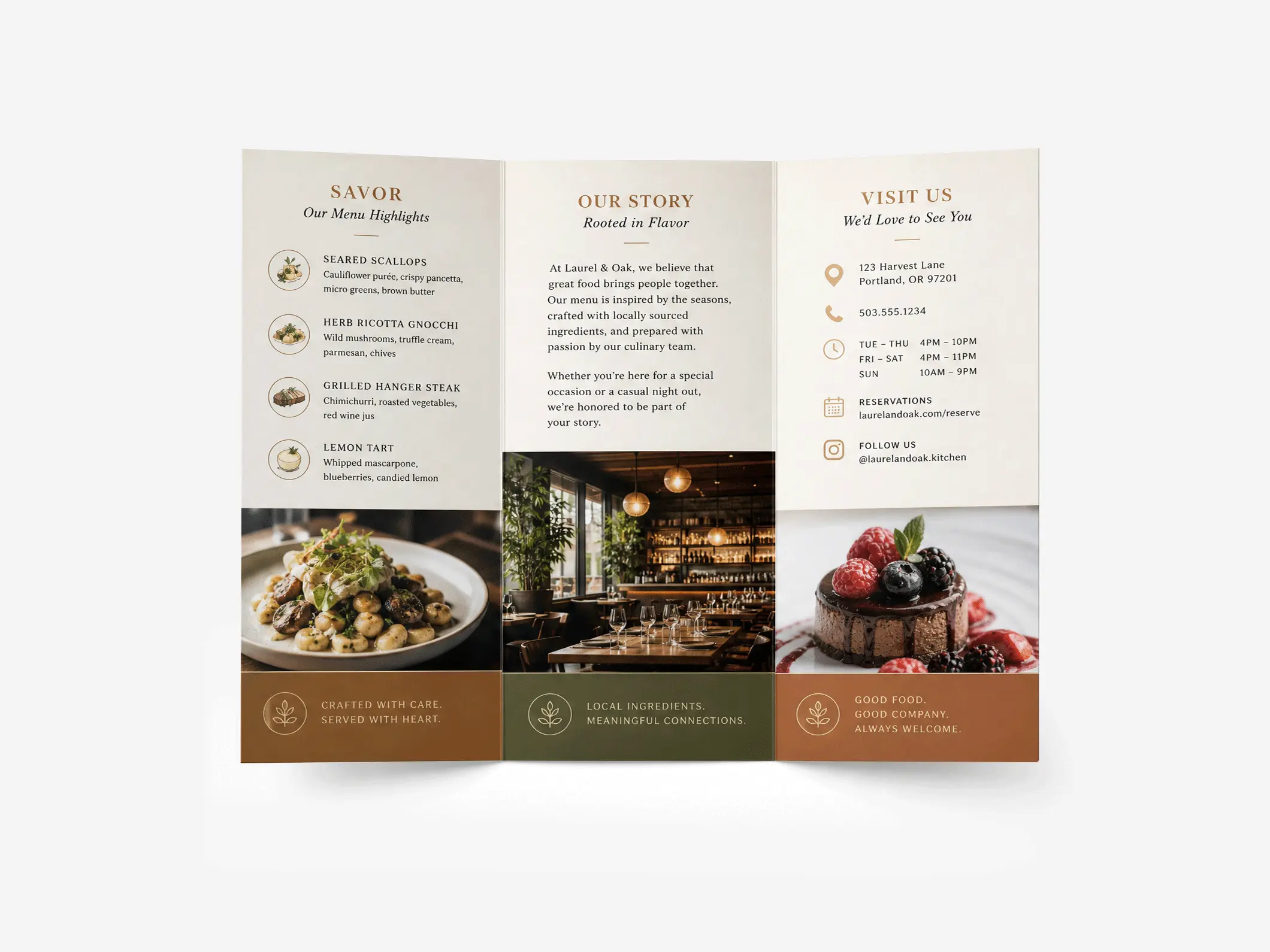 Tri-fold Brochures - View 2