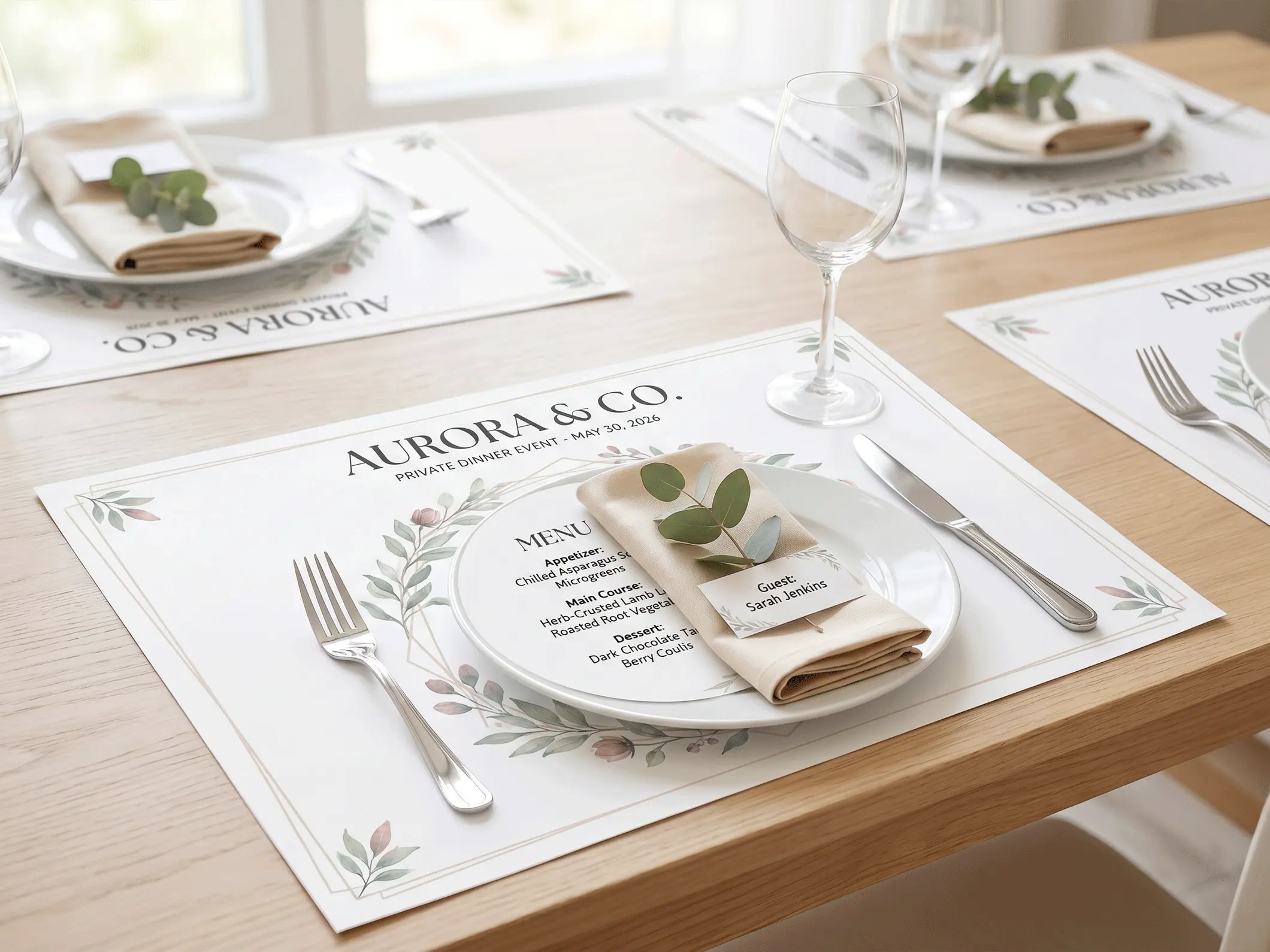 Placemats   - View 1