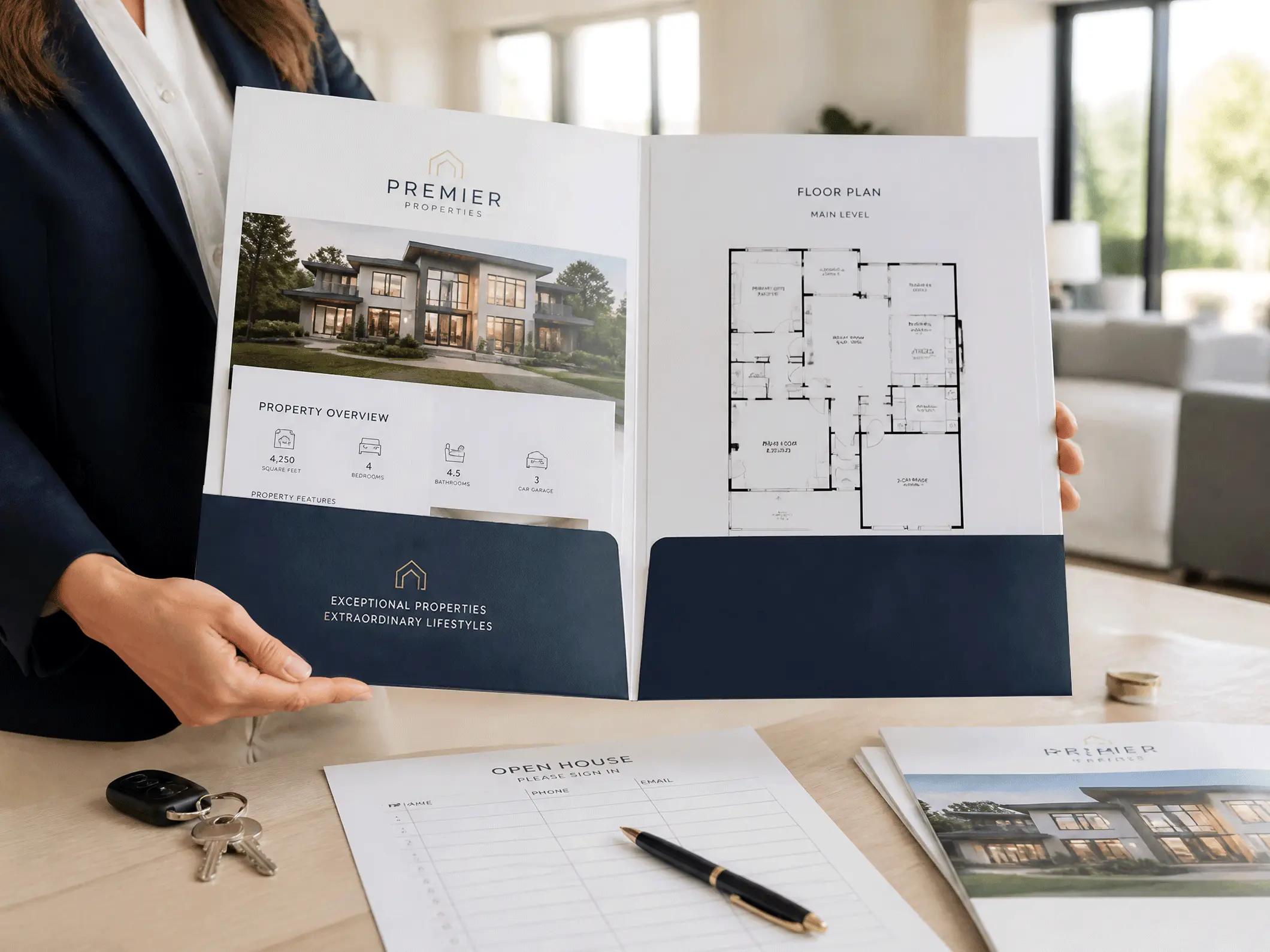 Branded Presentation Folders - View 2