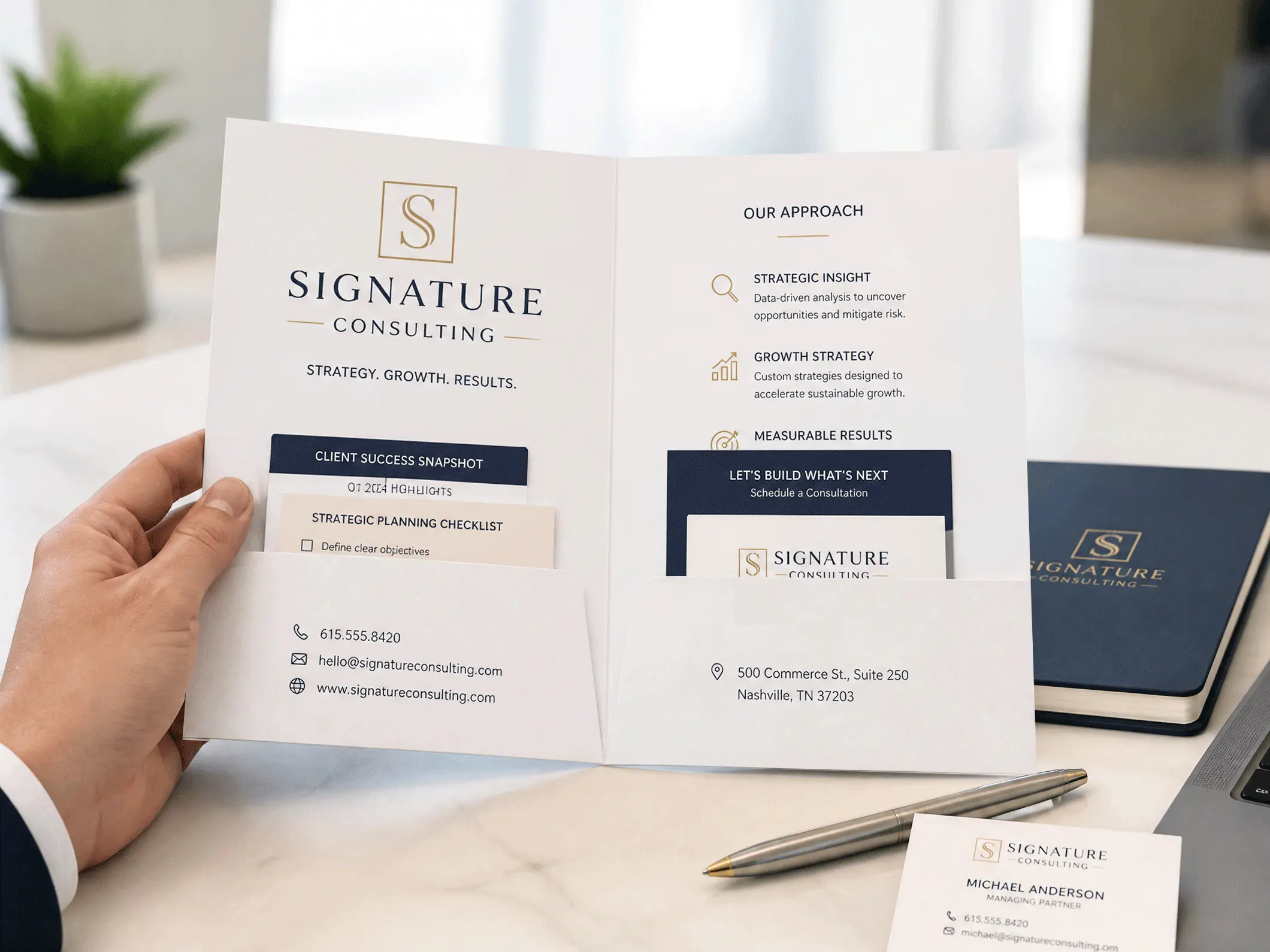 Branded Presentation Folders - View 4