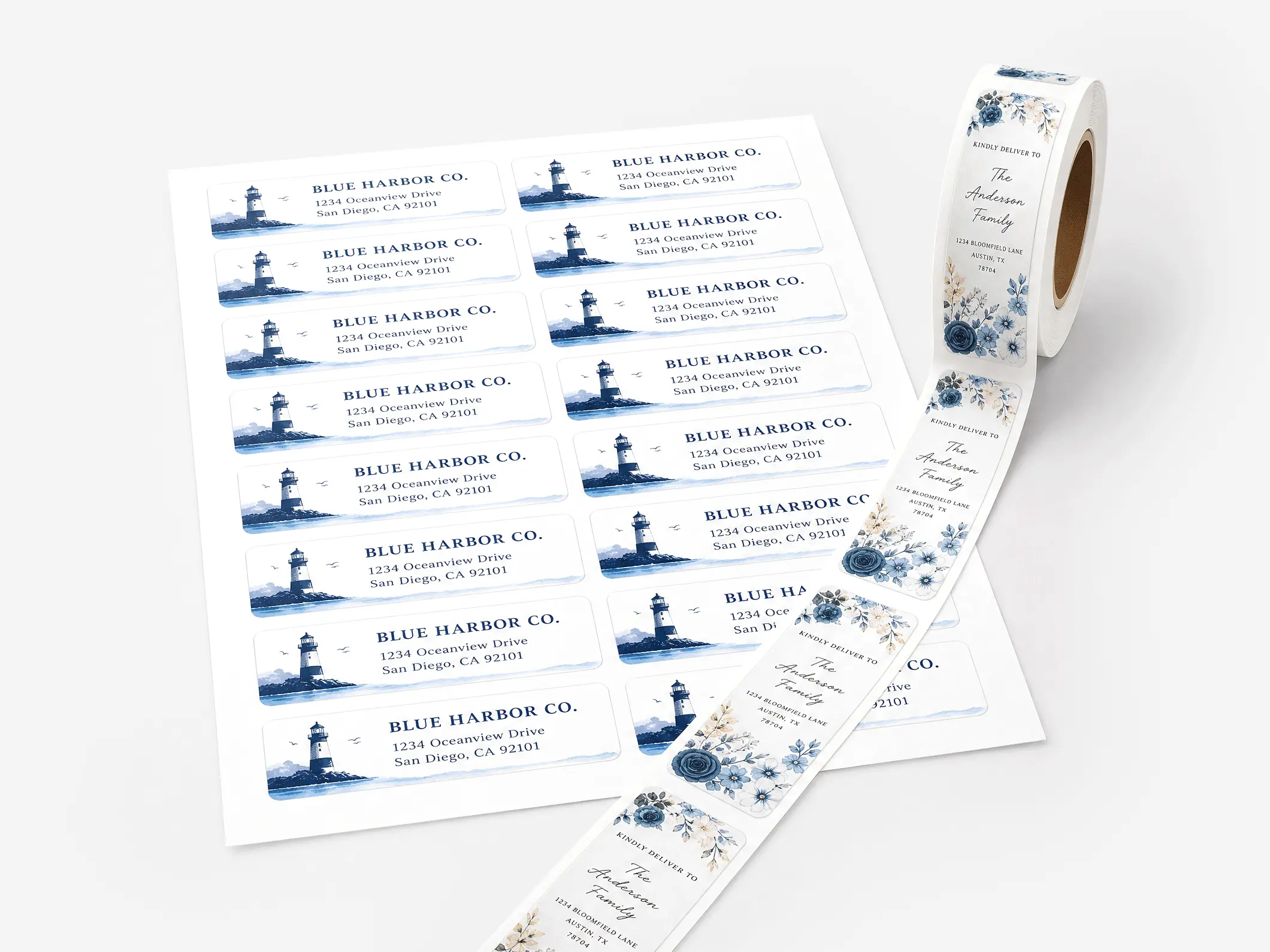 Return Address Labels - View 3