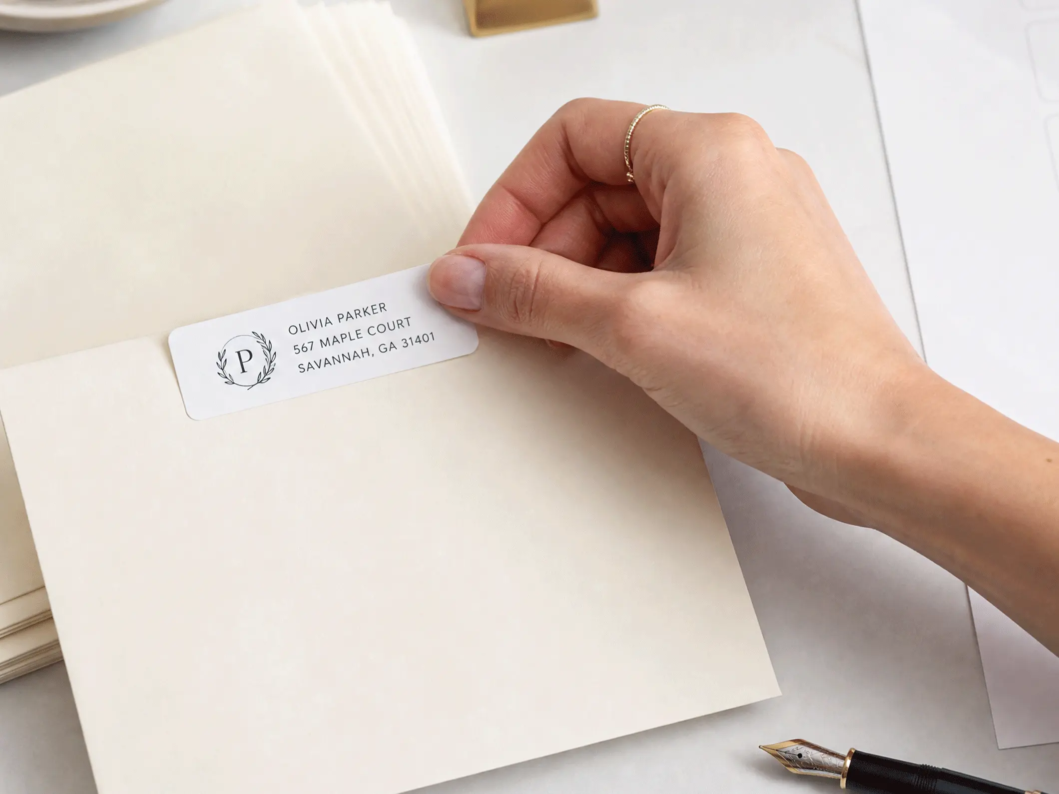 Return Address Labels - View 4