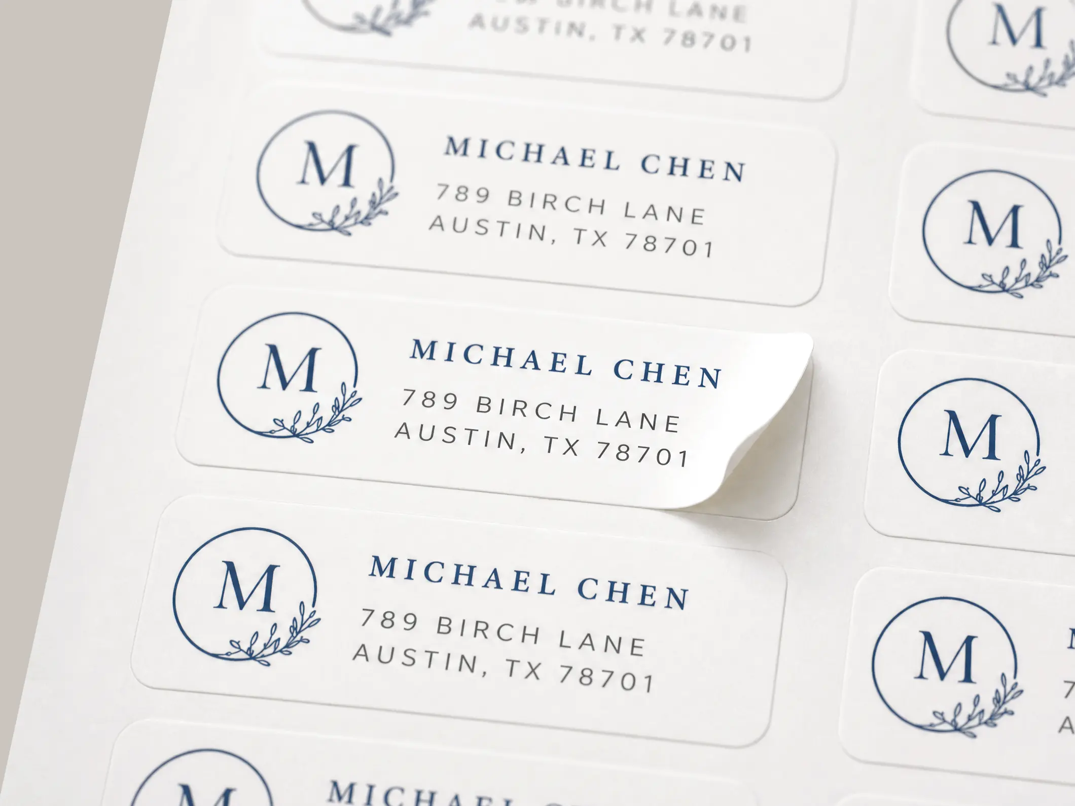 Return Address Labels - View 5