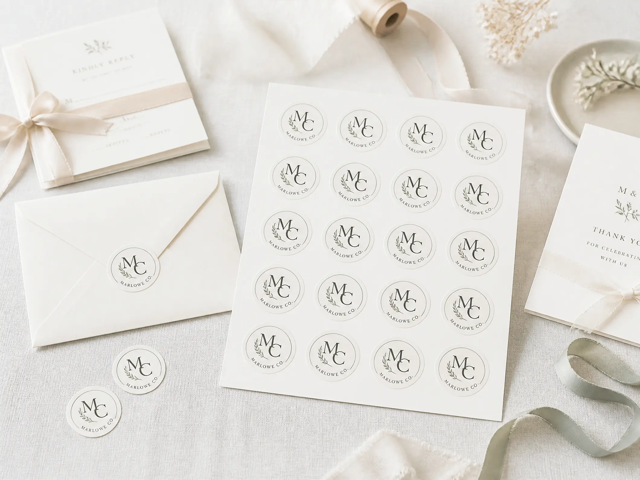 Circle Envelope Seals - View 5
