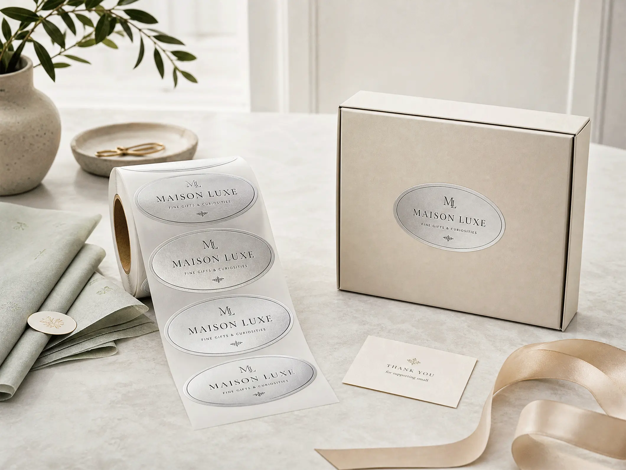 UV & Foil Roll Labels - View 1