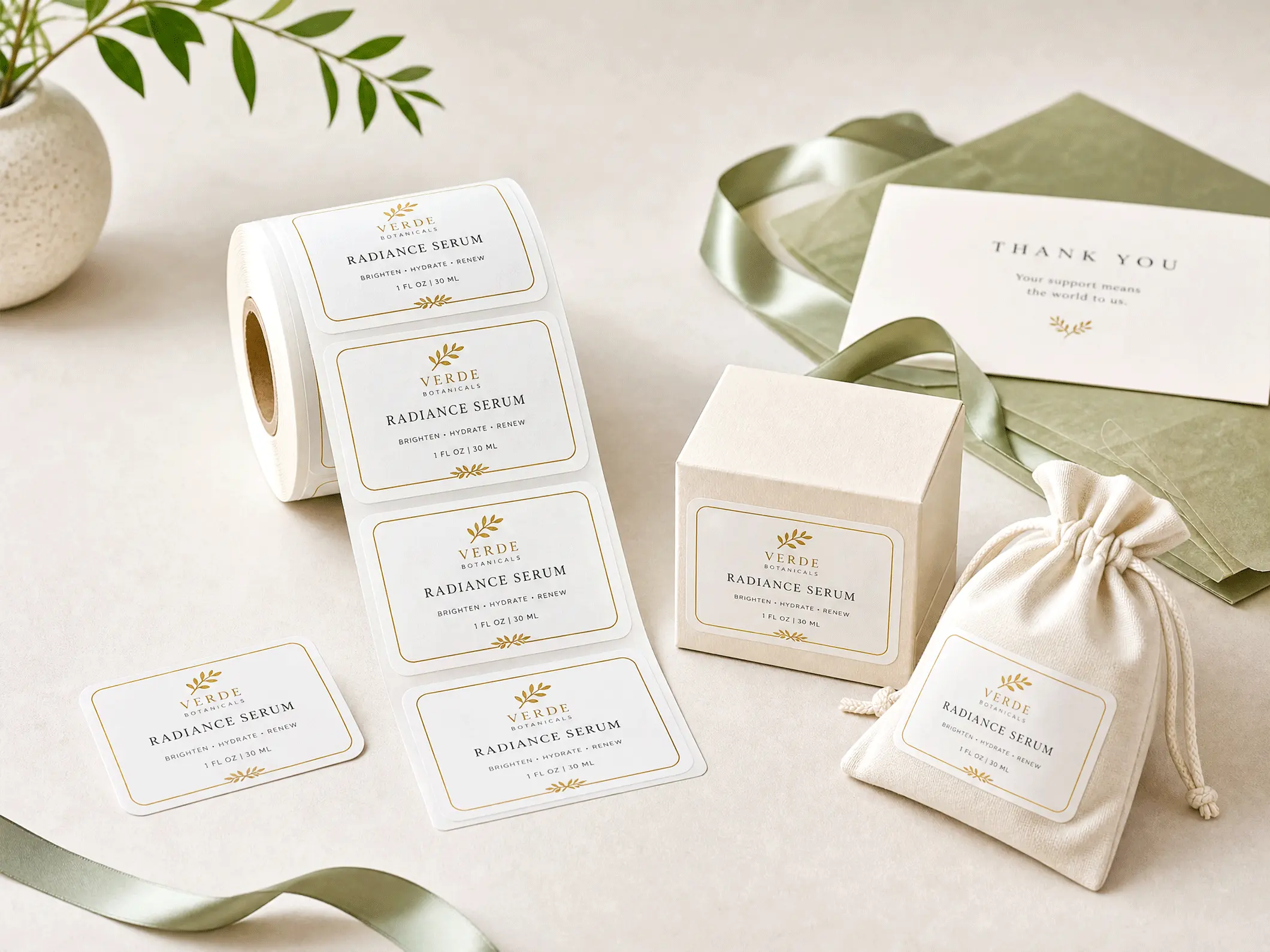 UV & Foil Roll Labels - View 2