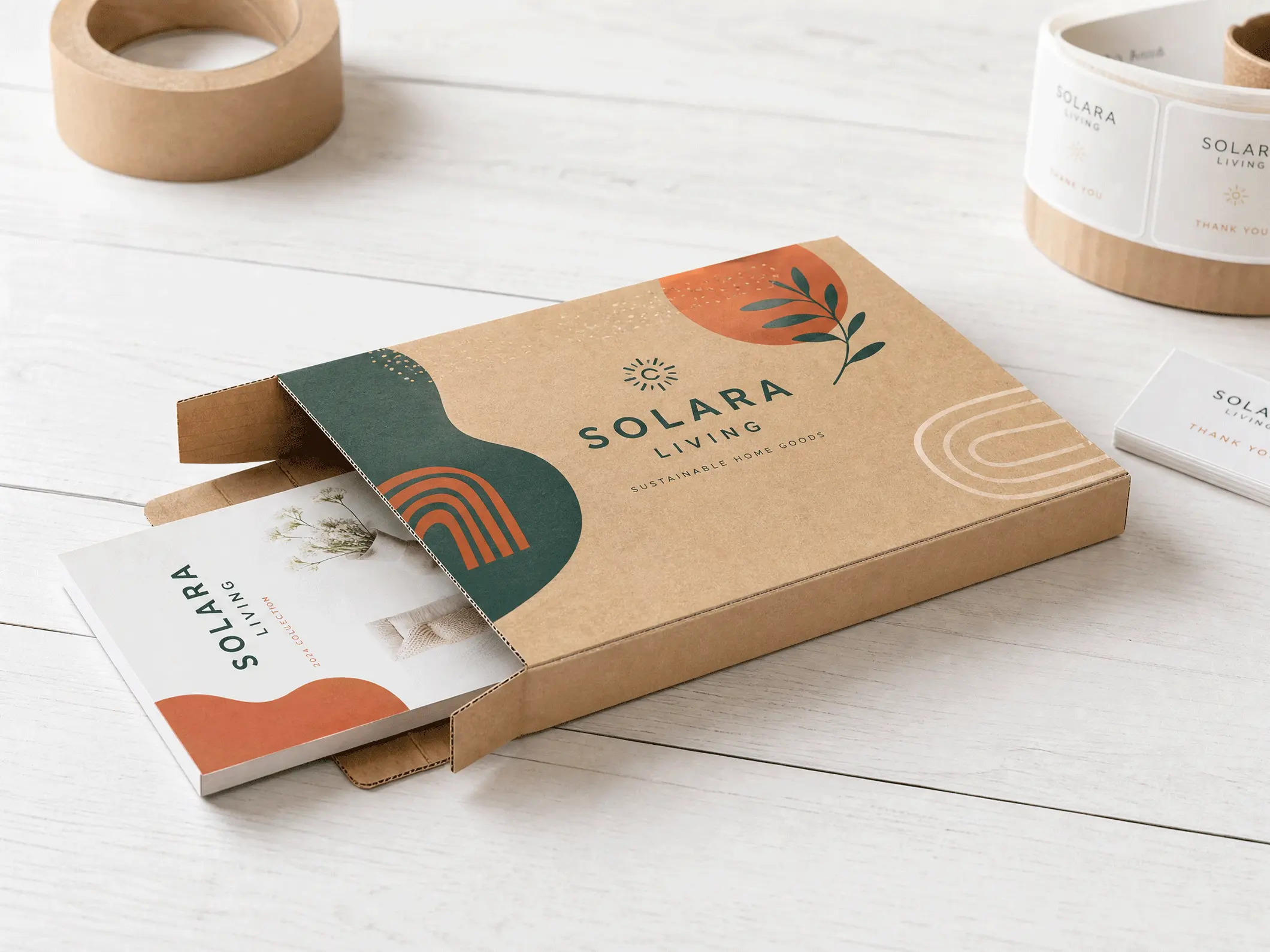 Flat Shipping Boxes - View 2