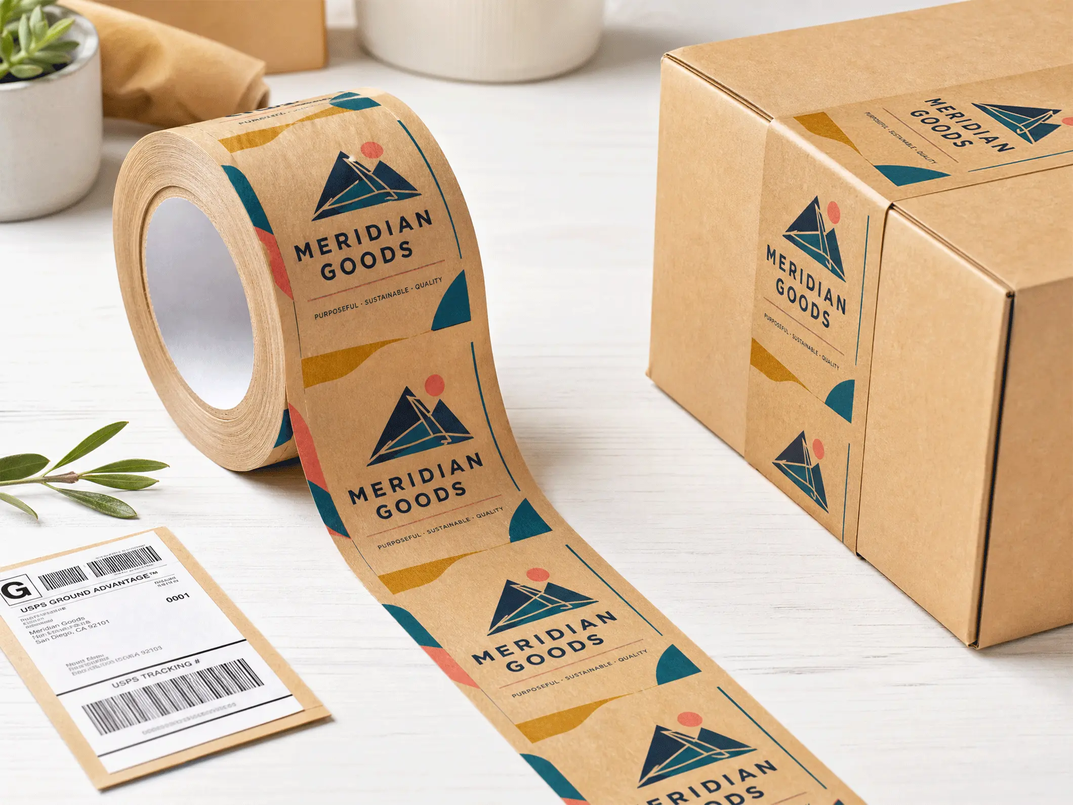 Custom Gummed Tape - View 2