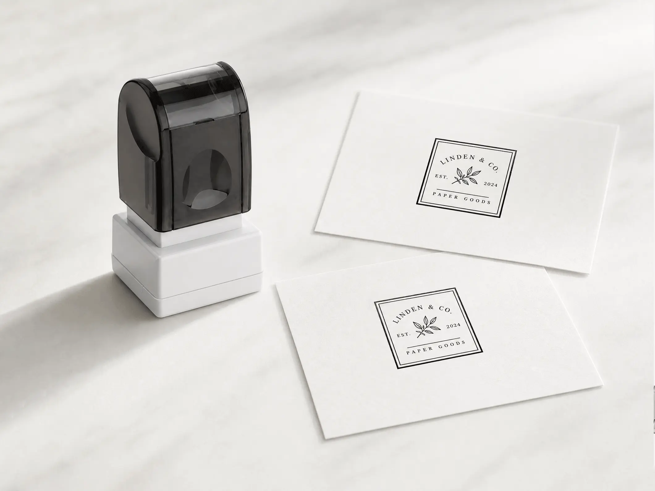 Square Pre-Inked Stamps - View 3