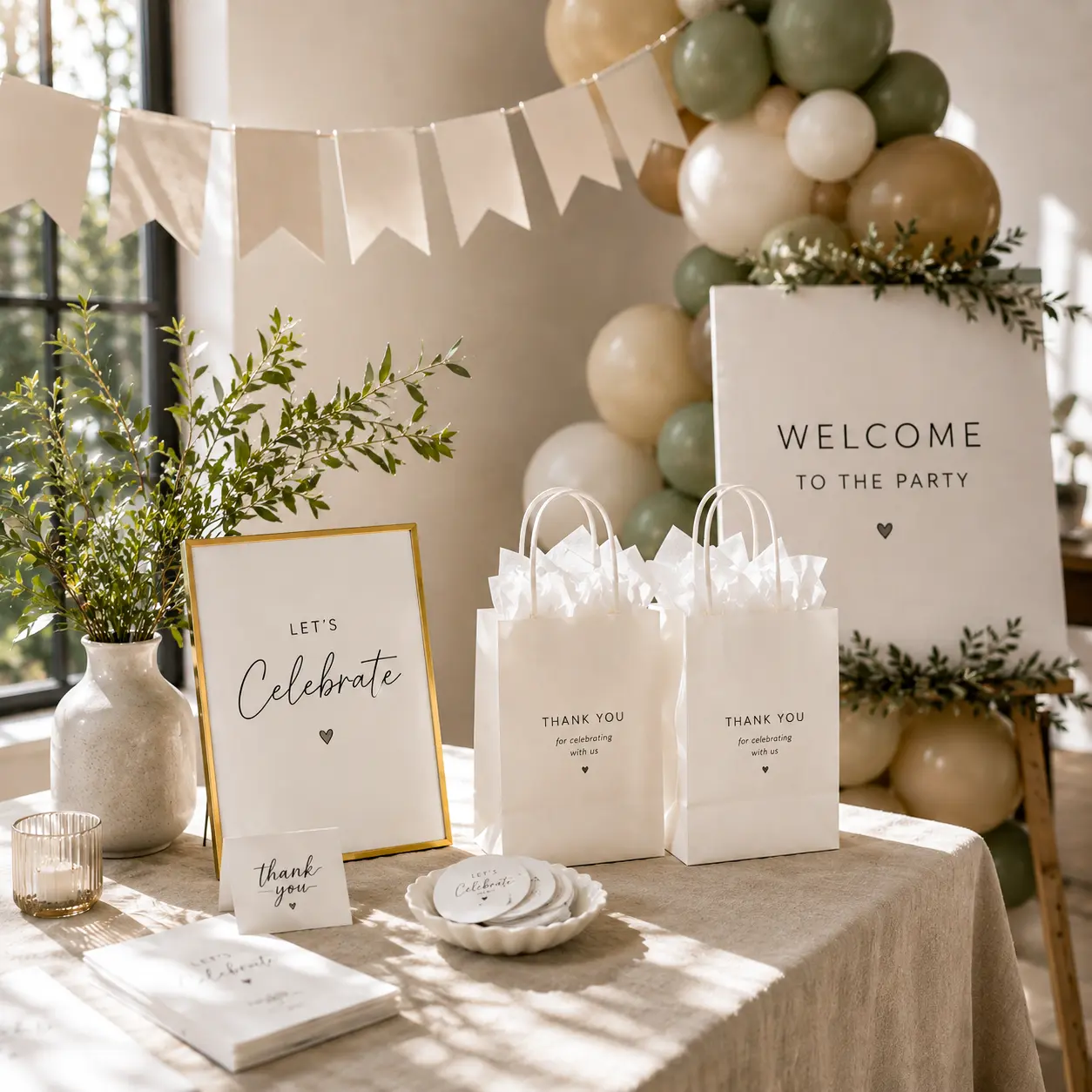 Party Supplies & Signage