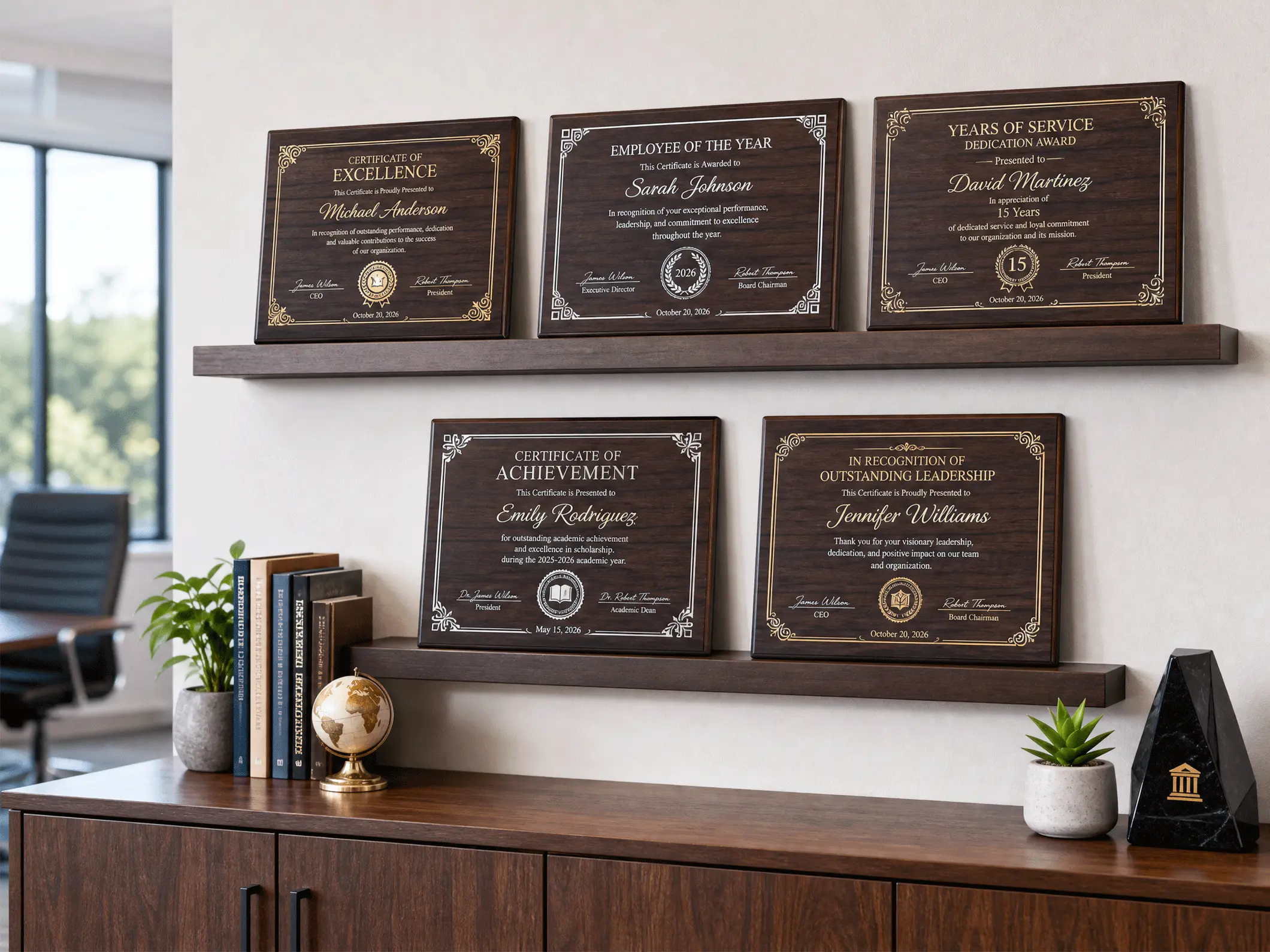 Certificate Plaques for Awards & Recognition - View 3