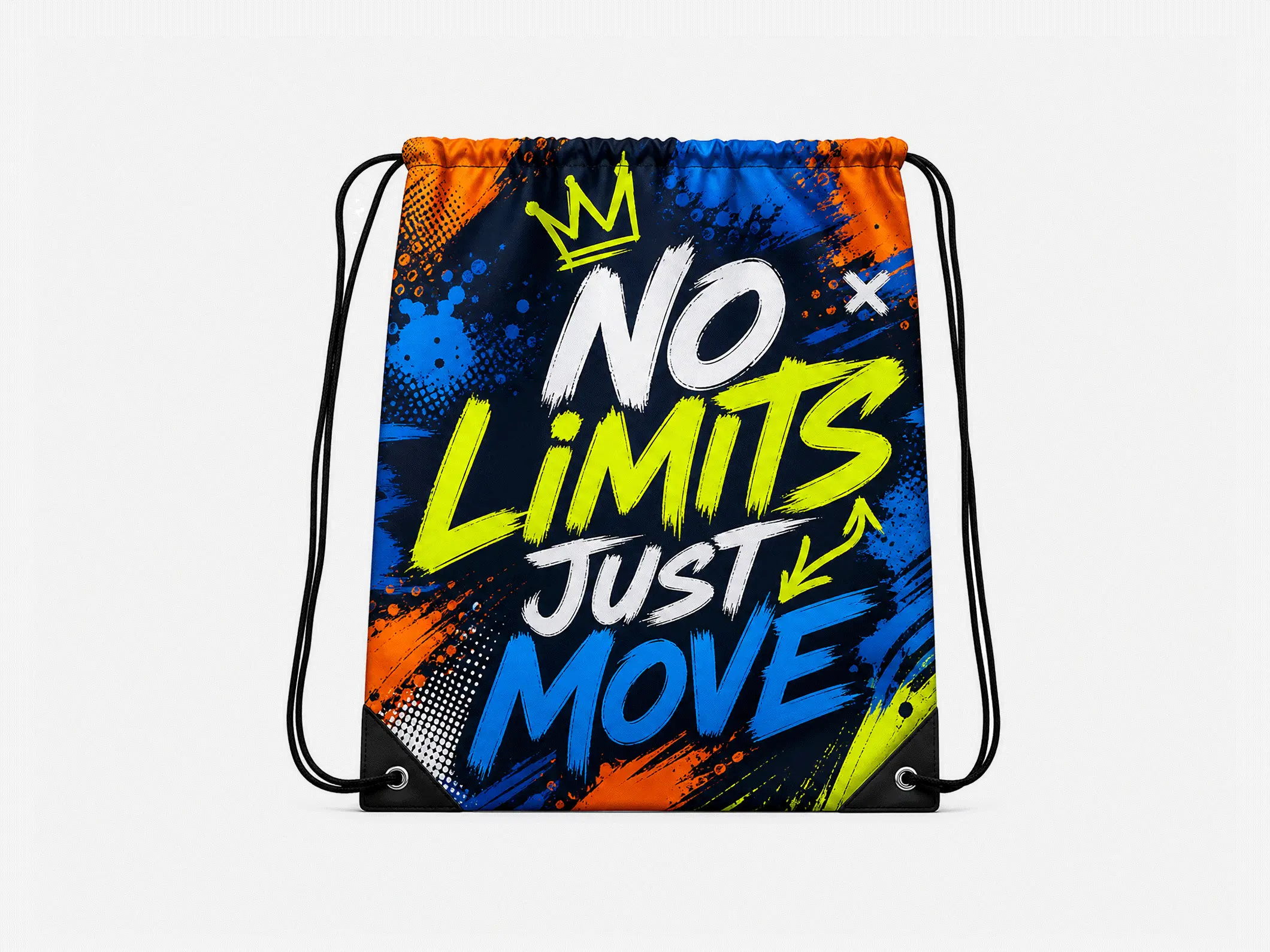 All-Over Print Drawstring Backpack - View 4