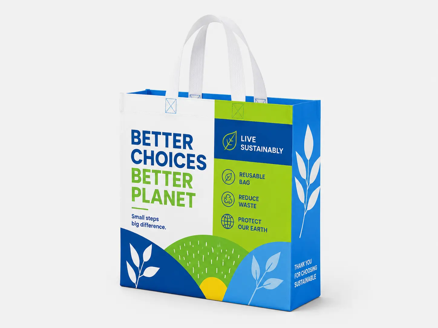 Fully Custom Non-Woven Tote Bags