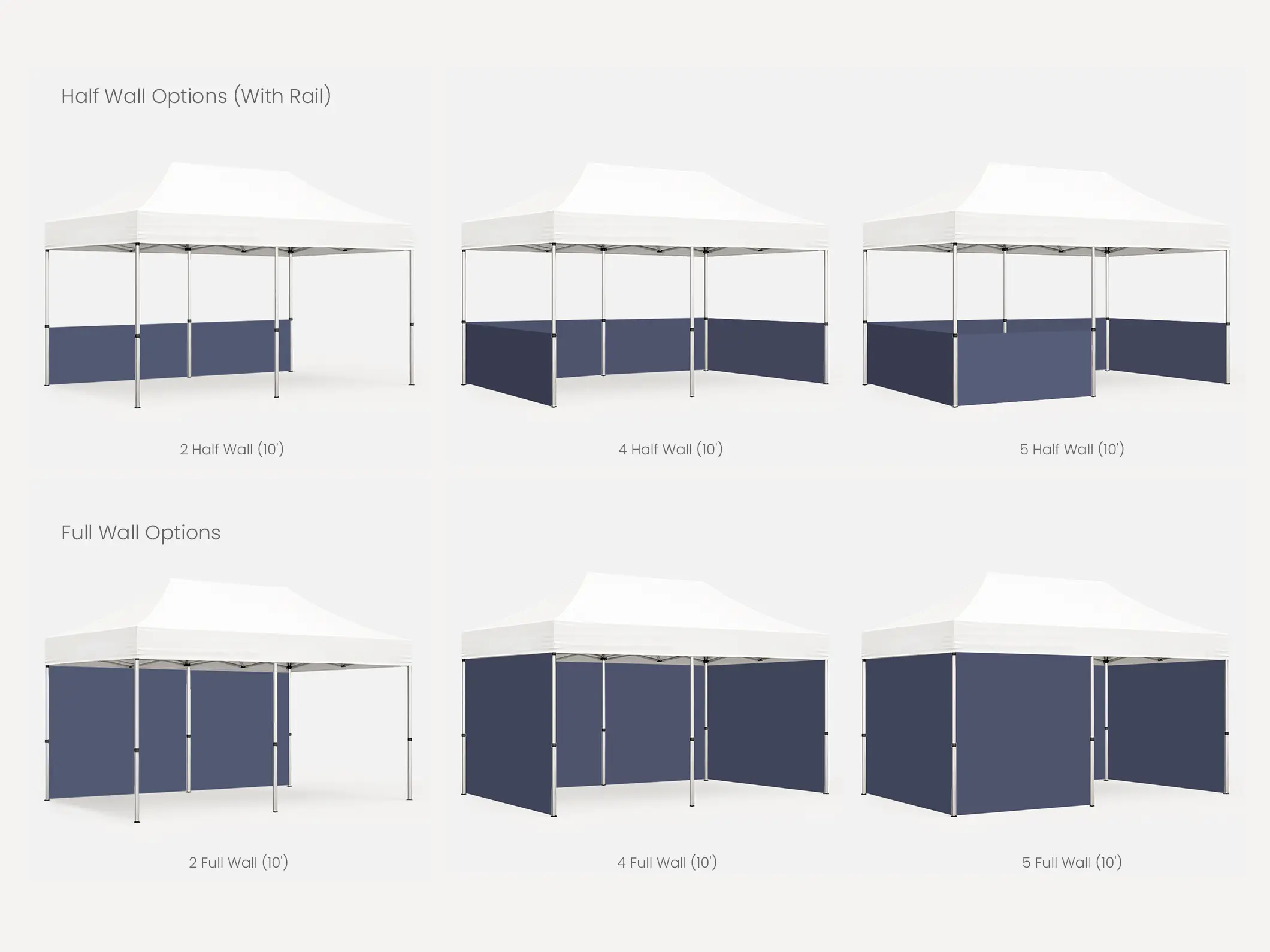 20' x 10' Custom Printed Canopy Tents - View 5
