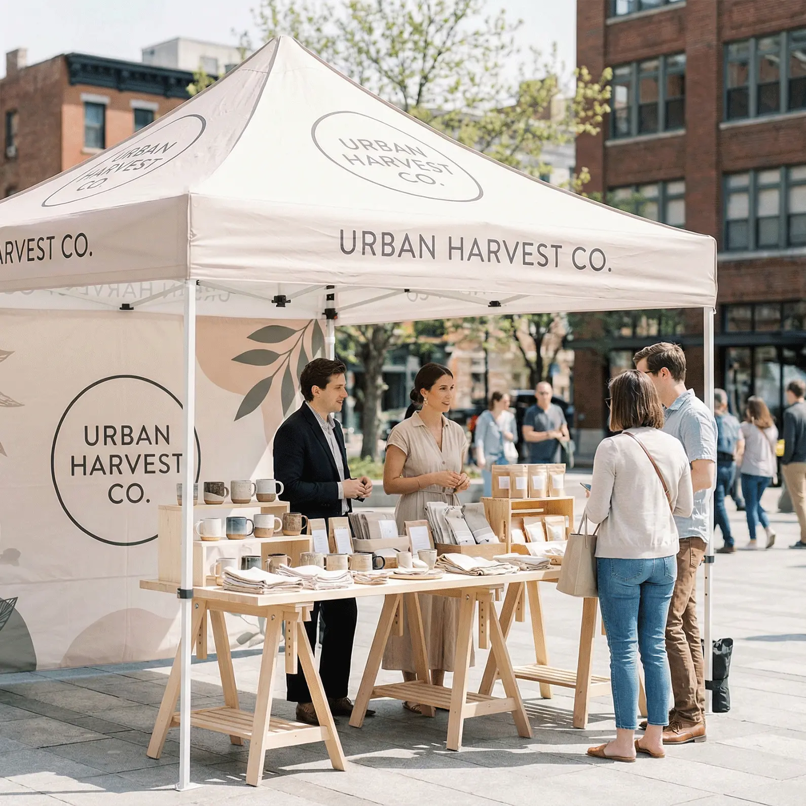 10' x 10' Custom Printed Canopy Tents