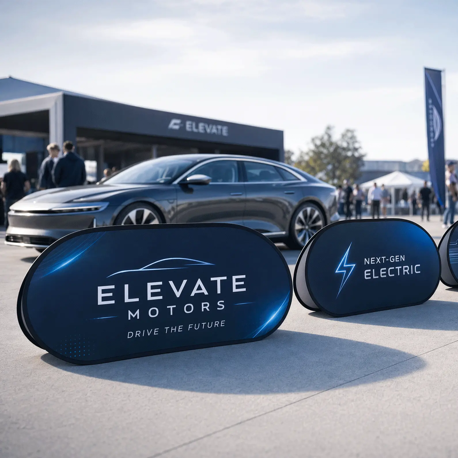 Horizontal Pop-Up Banners
