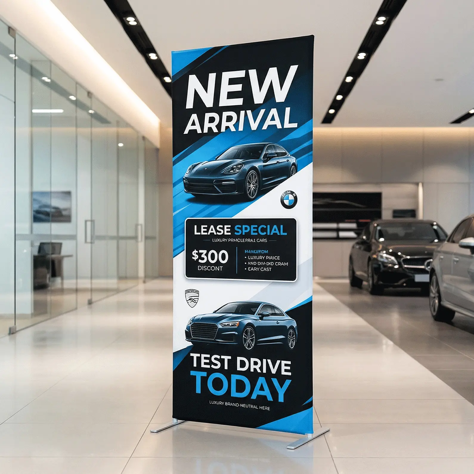 Economy Fabric Display Stands