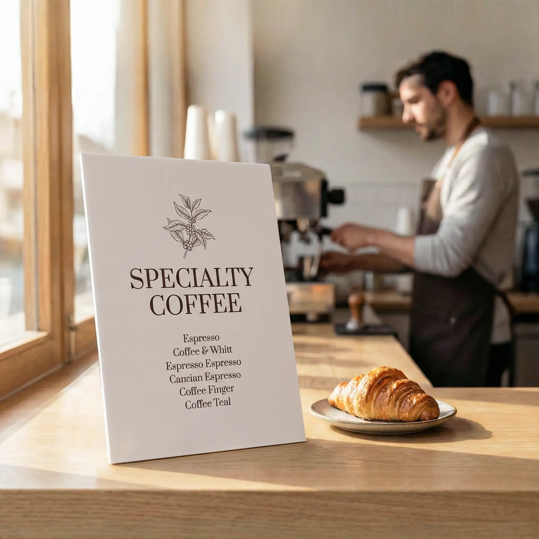 Mounted Tabletop Signs