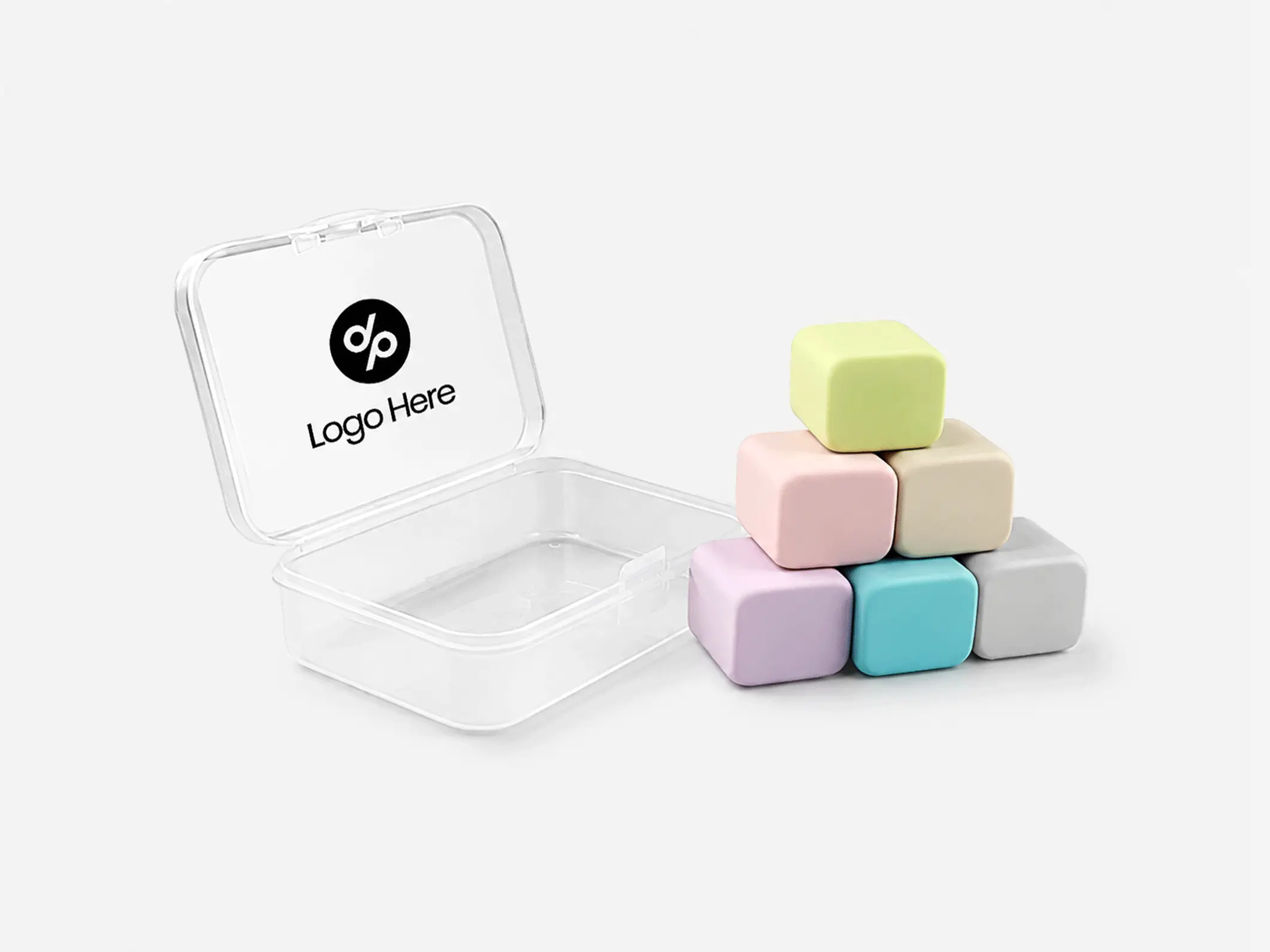 Cube Rubber Eraser Set