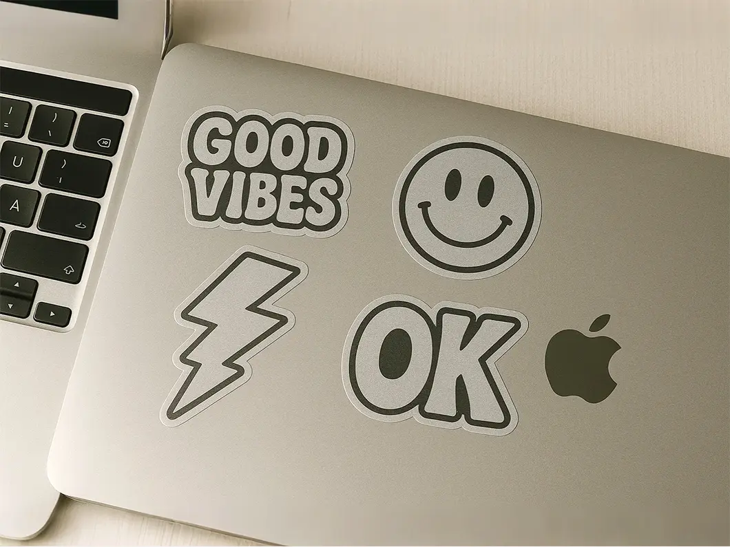 Custom Shape Sticker Singles - View 5