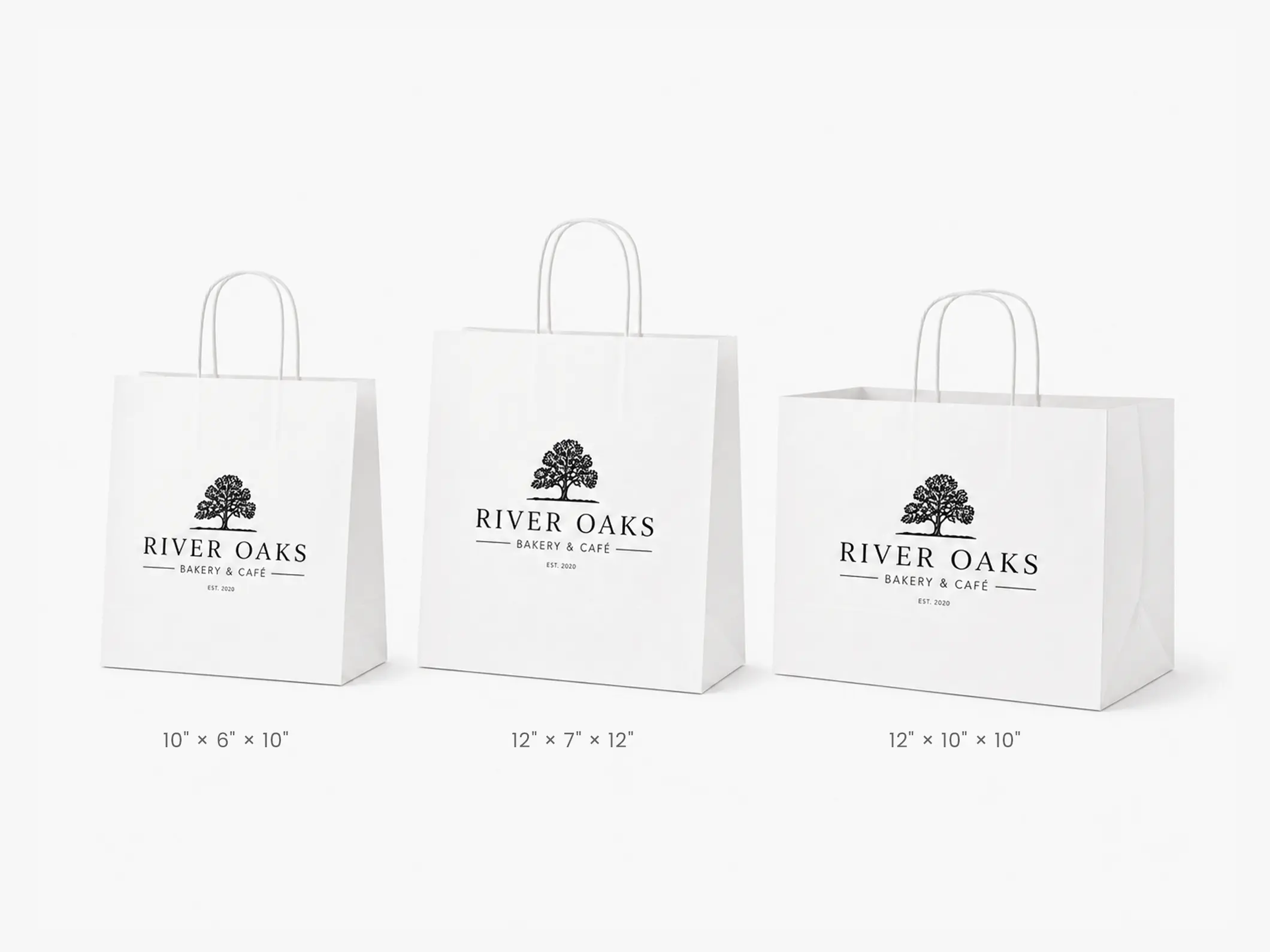Kraft Takeout Paper Bags - View 5