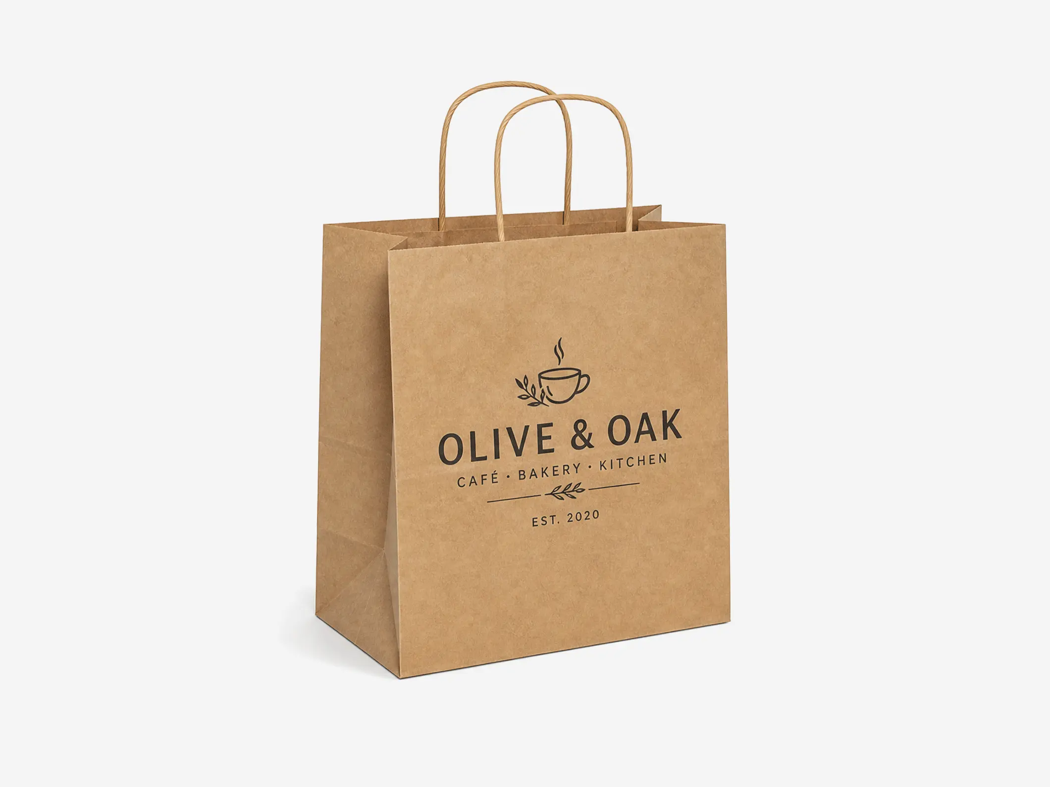 Kraft Takeout Paper Bags