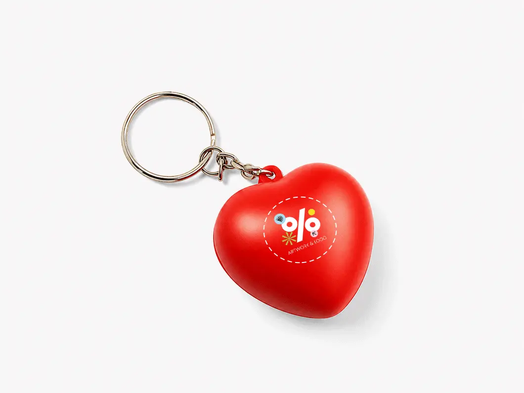 Heart Stress Reliever Keychain - Overview