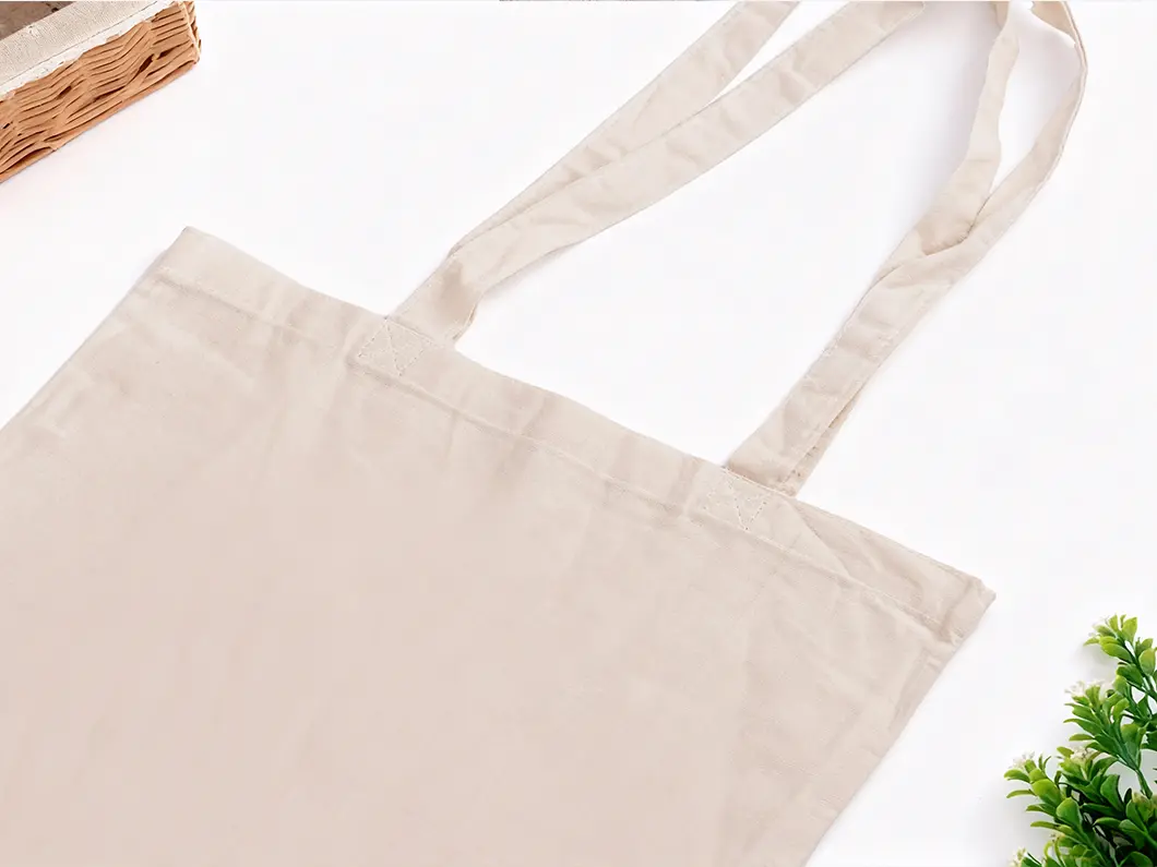 4oz Natural Cotton Tote Bag - View 2