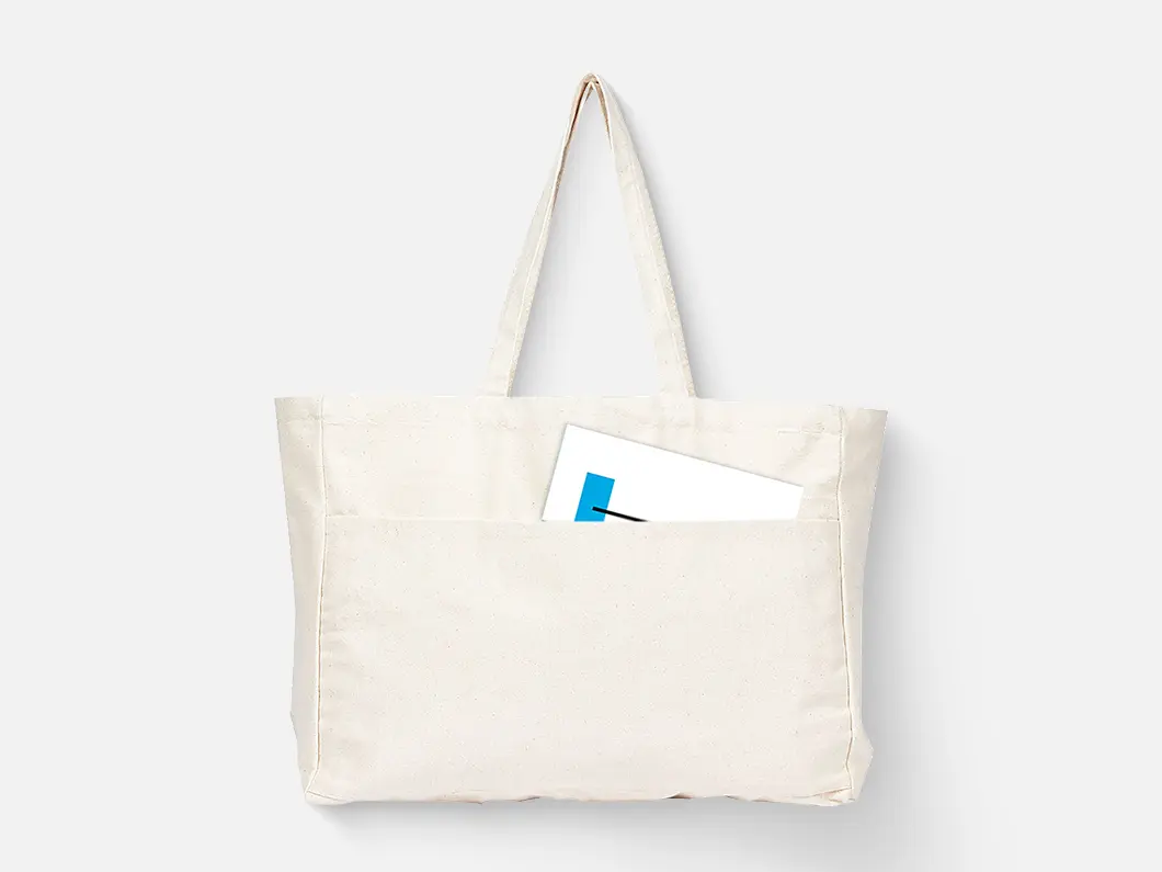 Oversized Canvas Tote Bag - View 2