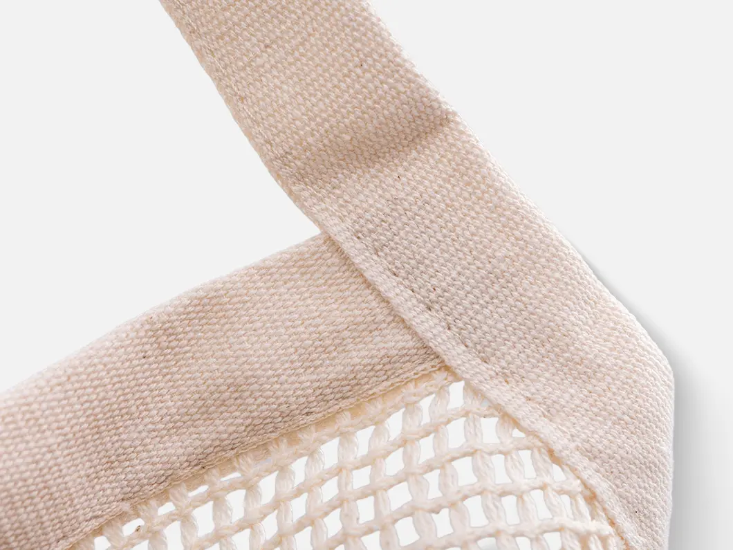Mesh & Cotton Tote Bag - View 3