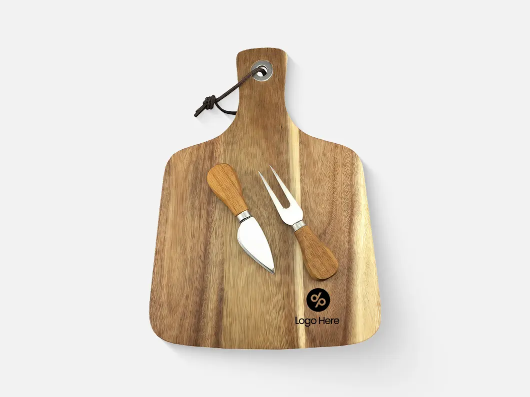 Acacia Cheeseboard and Knife Set