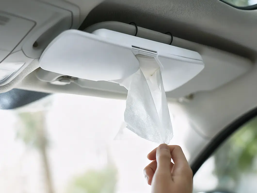 Car Sun Visor Tissue Box - View 1