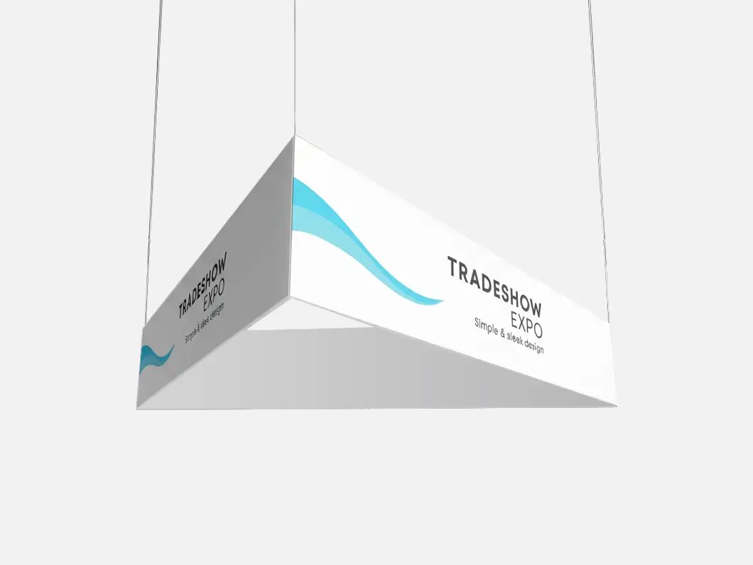 Triangle Tension Fabric Hanging Banners