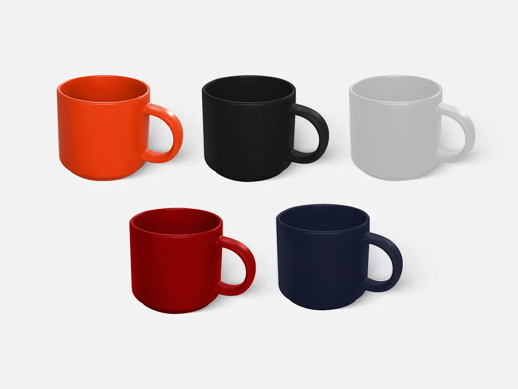 12oz Straight Wall Ceramic Mug - Overview