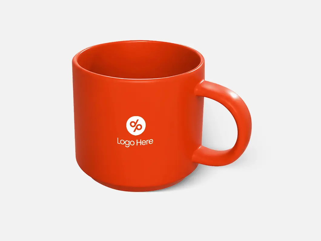 12oz Straight Wall Ceramic Mug