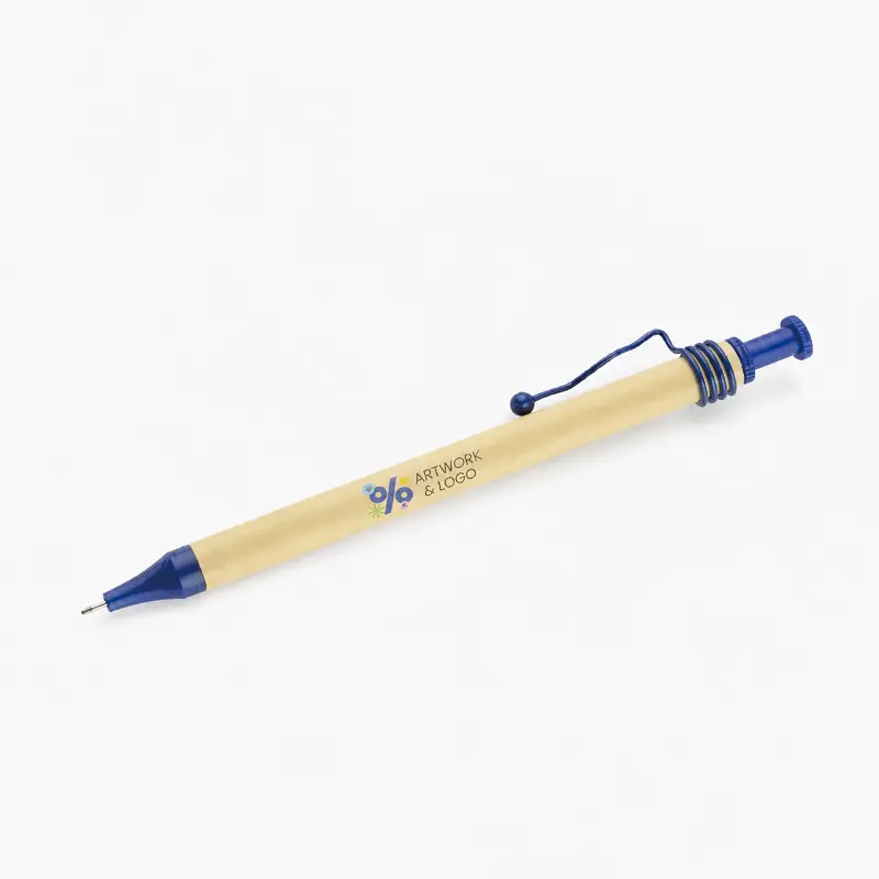 Recycled Paper Pen with Metal Clip