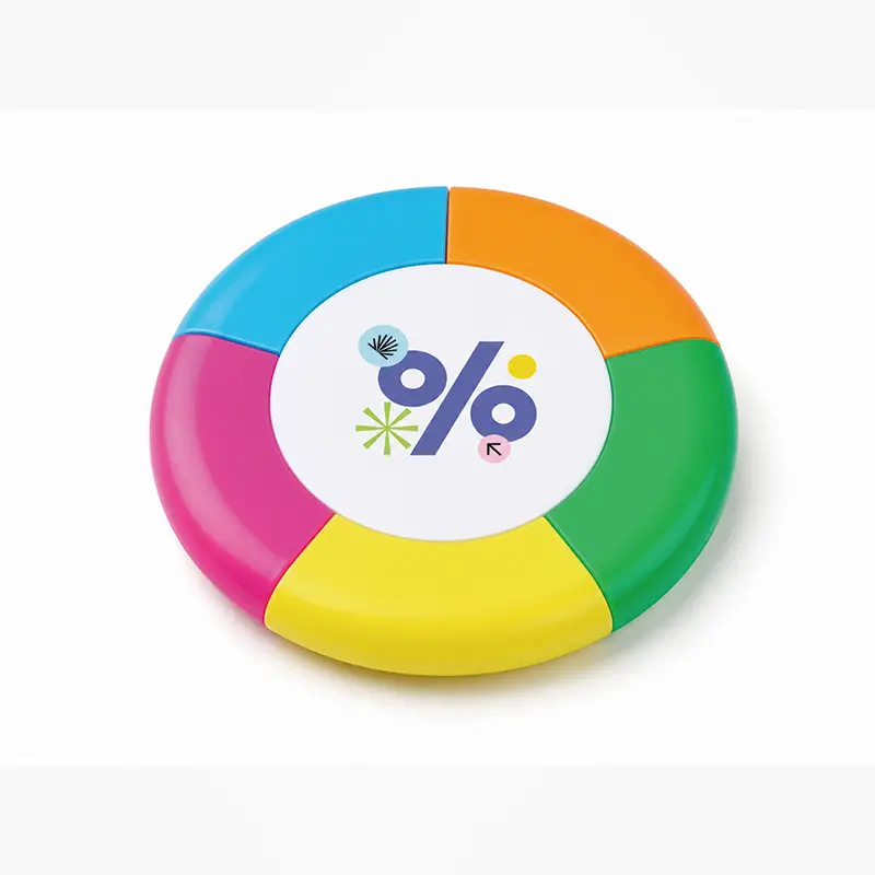 5 Color Round Highlighter